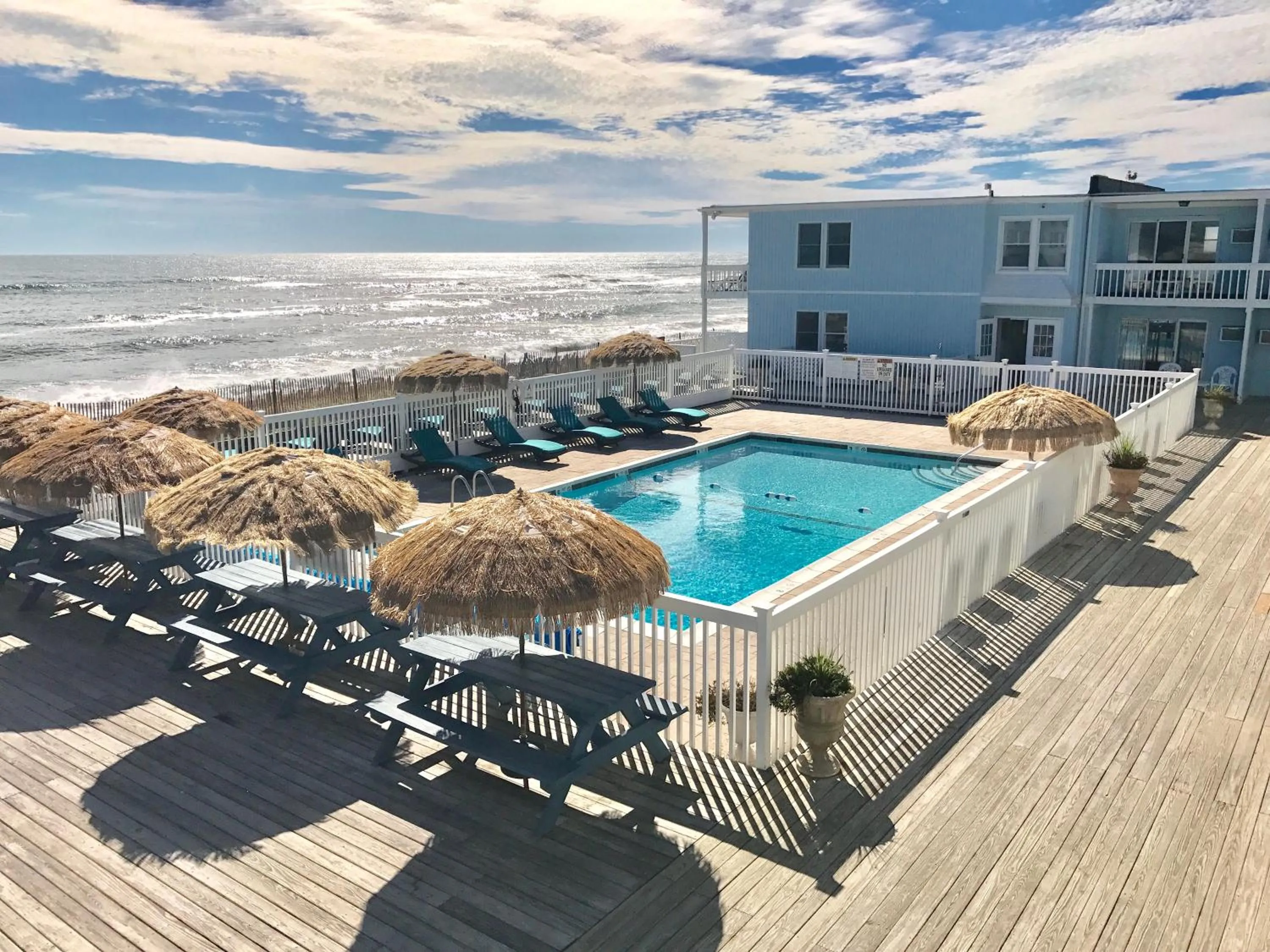 BBQ facilities in Ocean Surf Resort