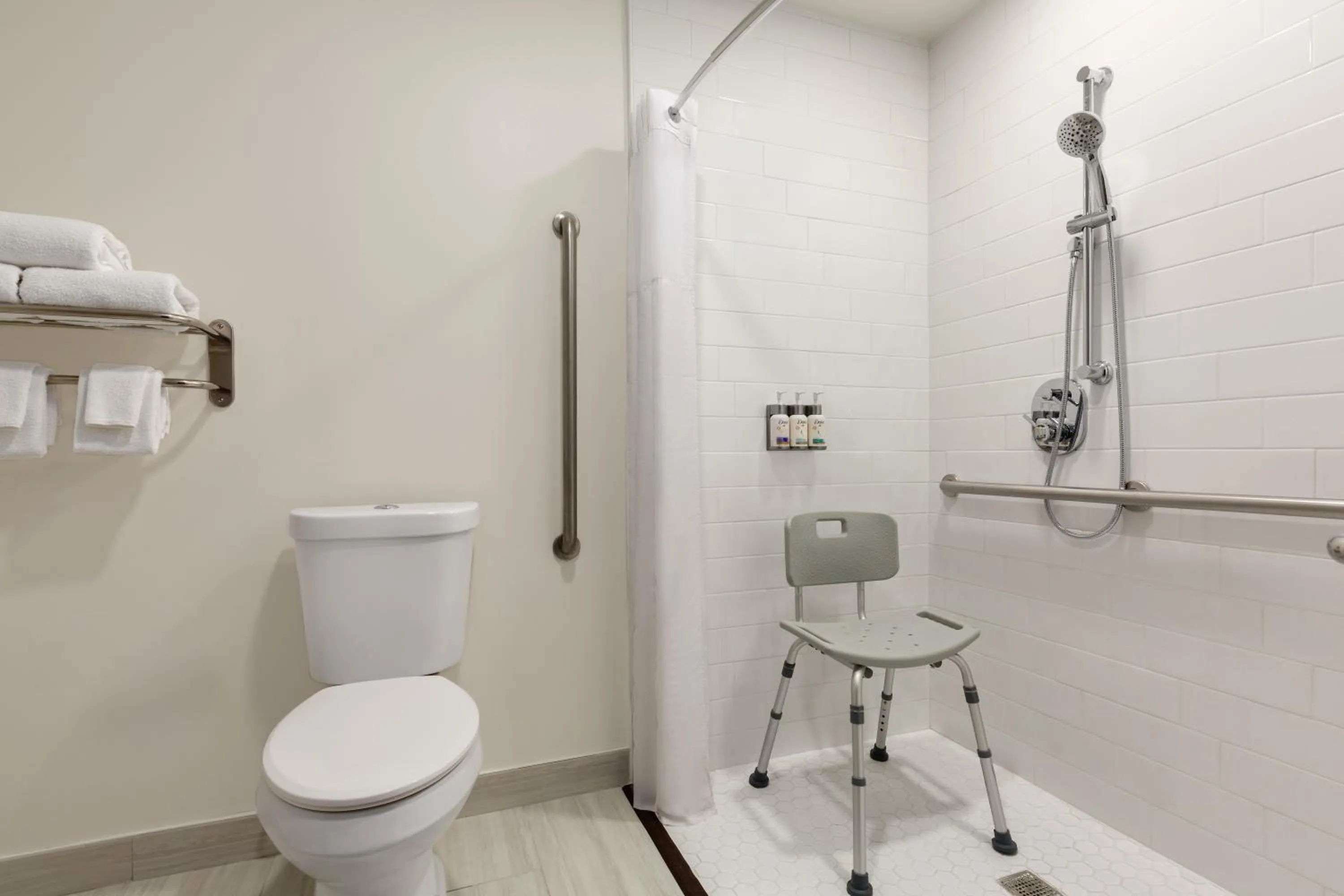 Shower in Garner Hotel Salt Lake City Airport by IHG