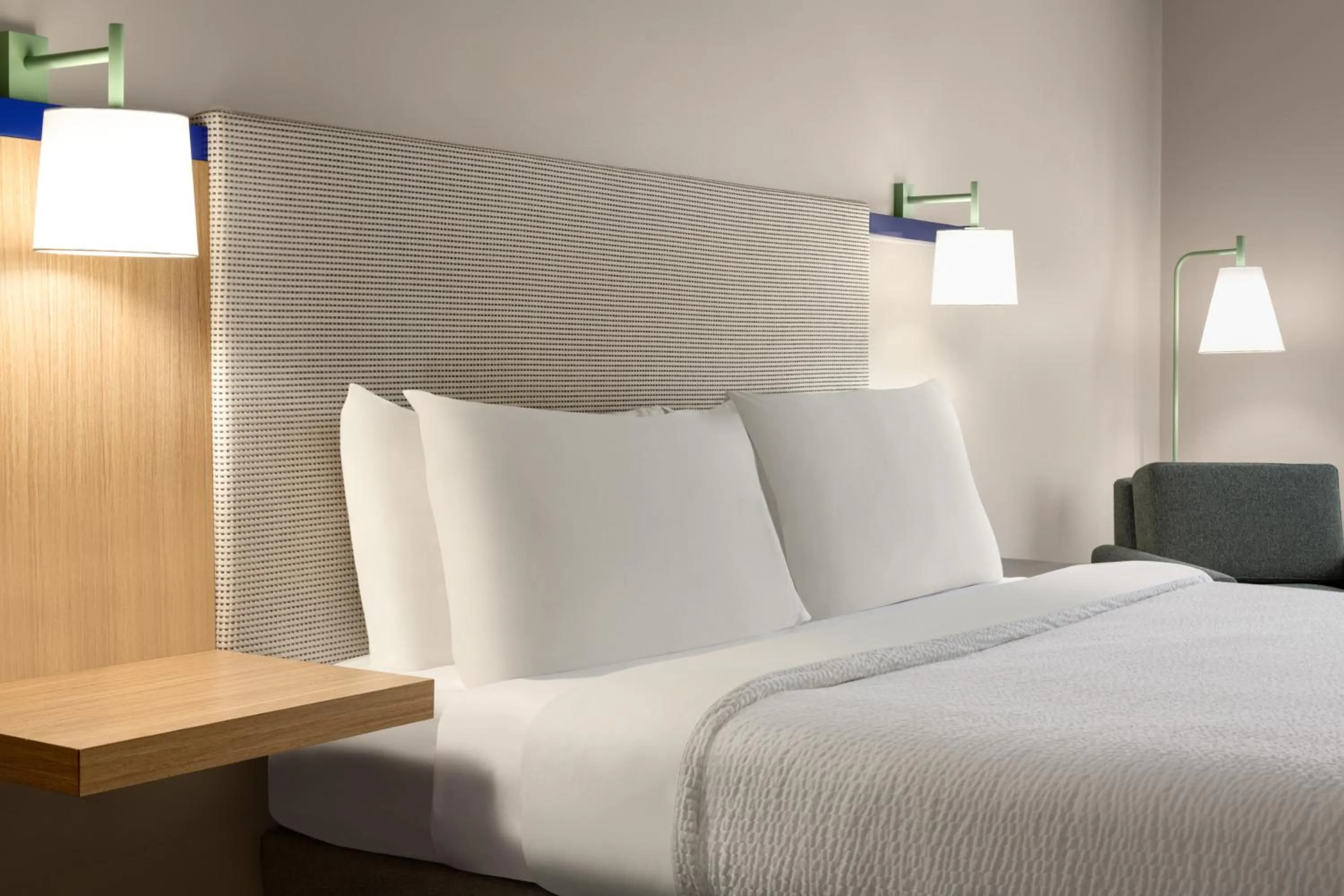 Bedroom, Bed in Garner Hotel Salt Lake City Airport by IHG