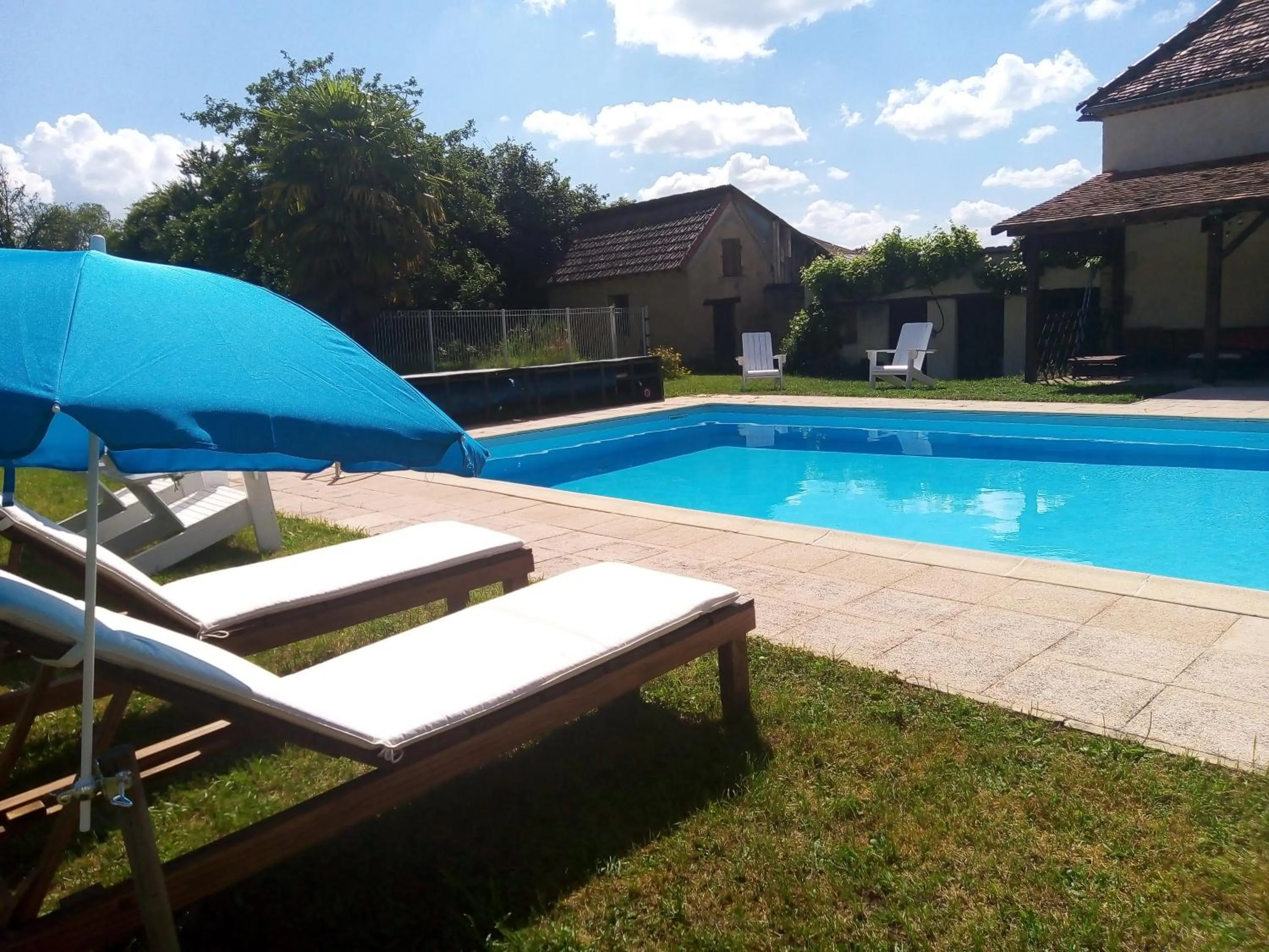 Swimming pool in Château Latour