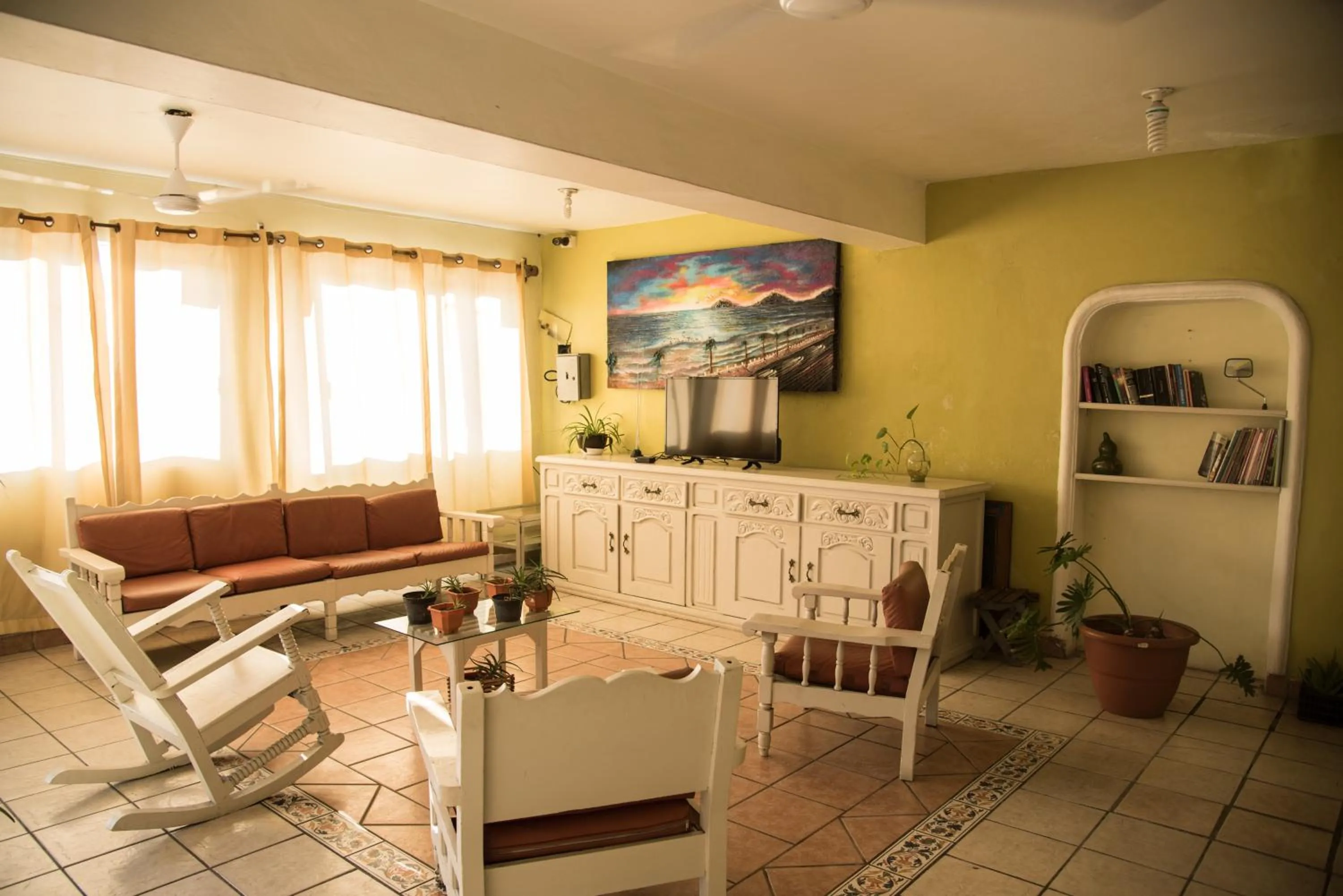 Seating area in Hotel Esperanza