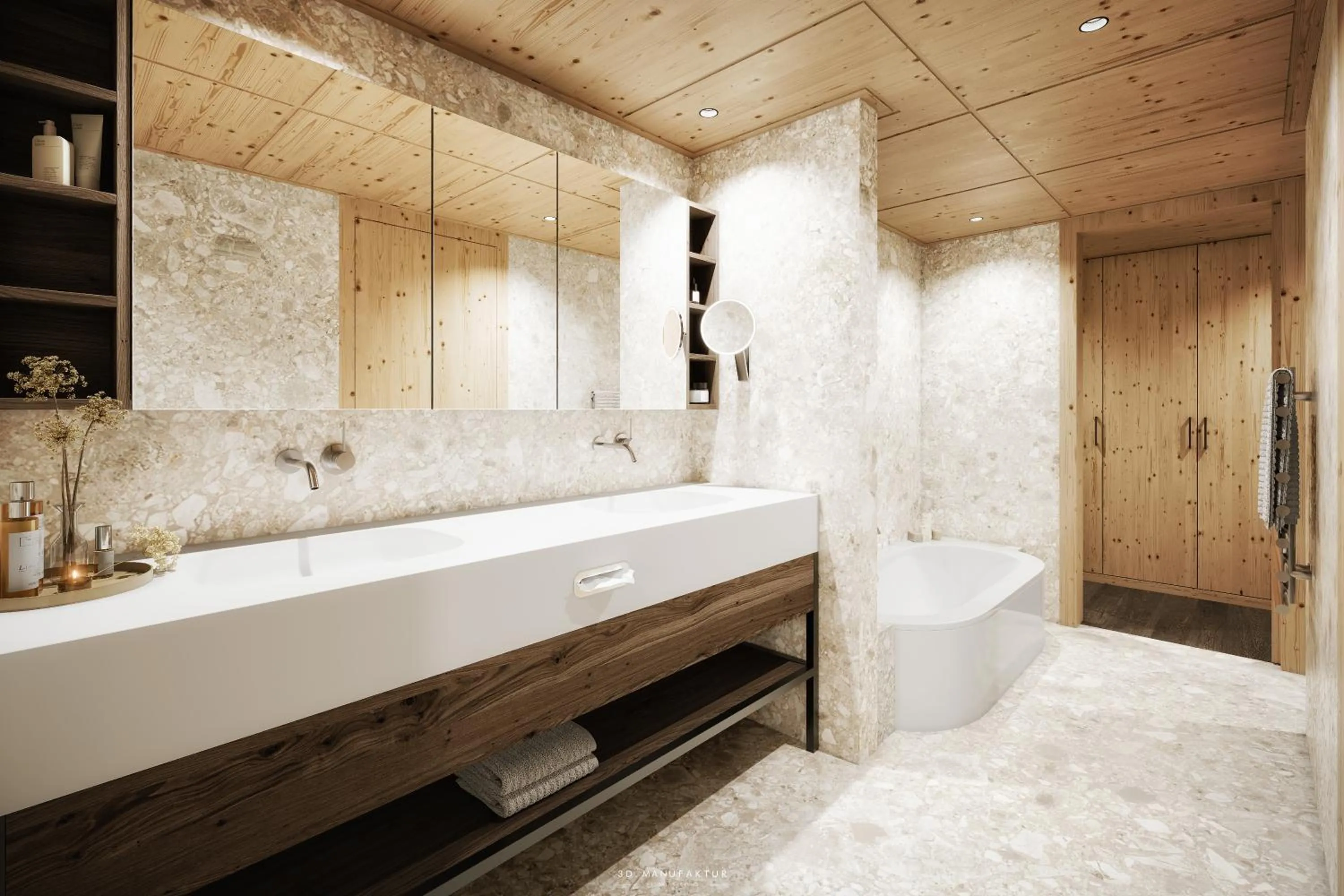 Bathroom in Hotel Alpenhof