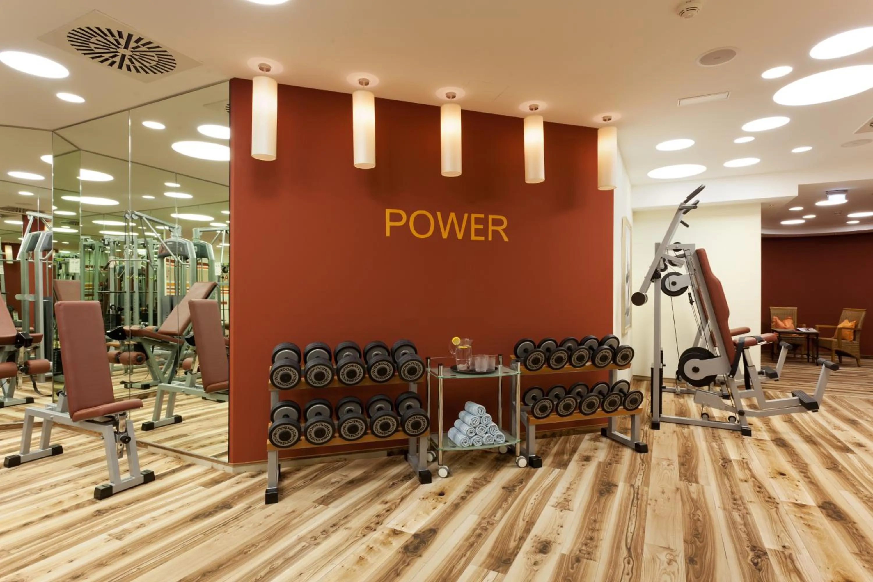 Fitness centre/facilities in Hotel Alpenhof