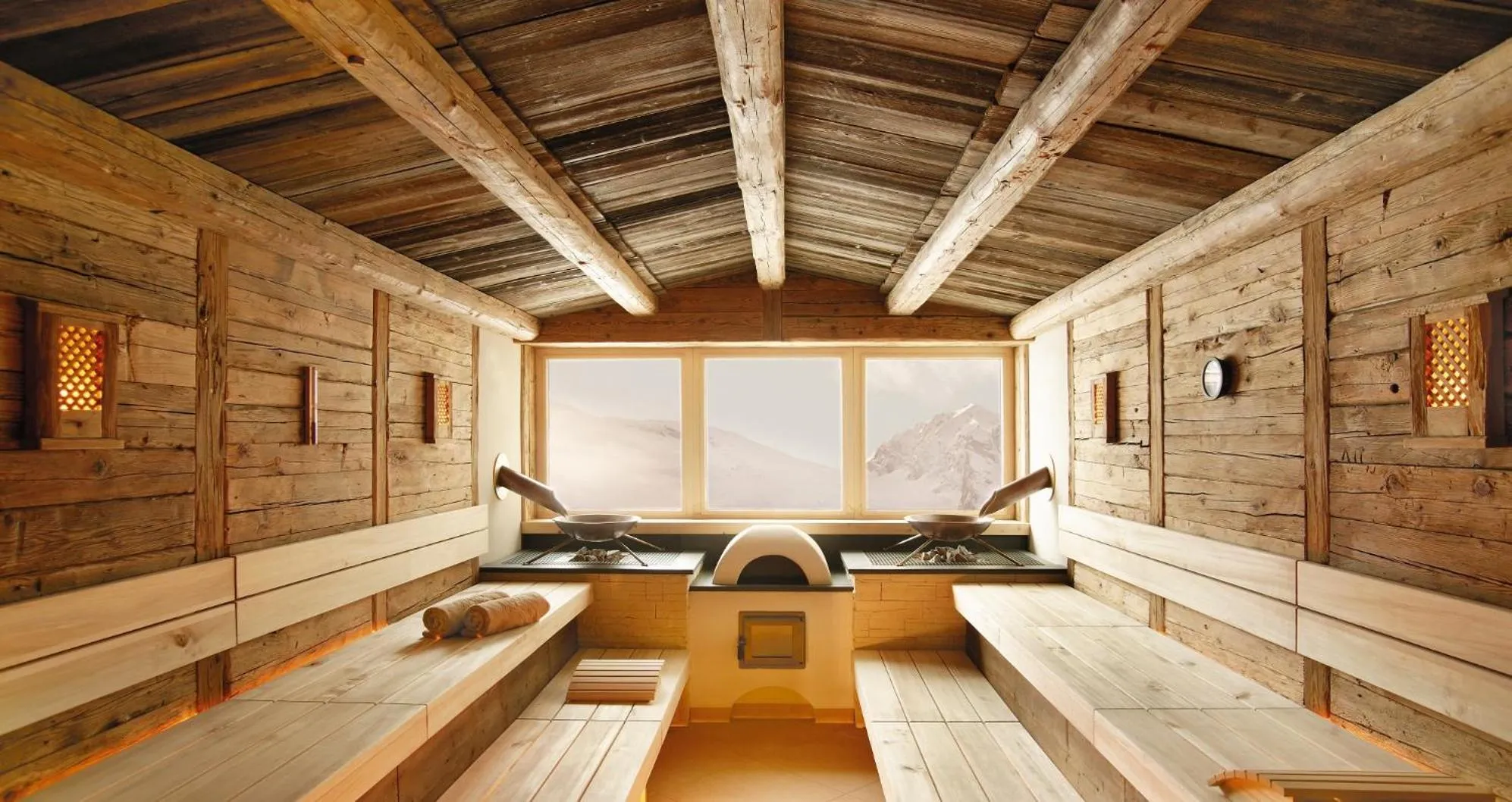 Sauna in Hotel Alpenhof