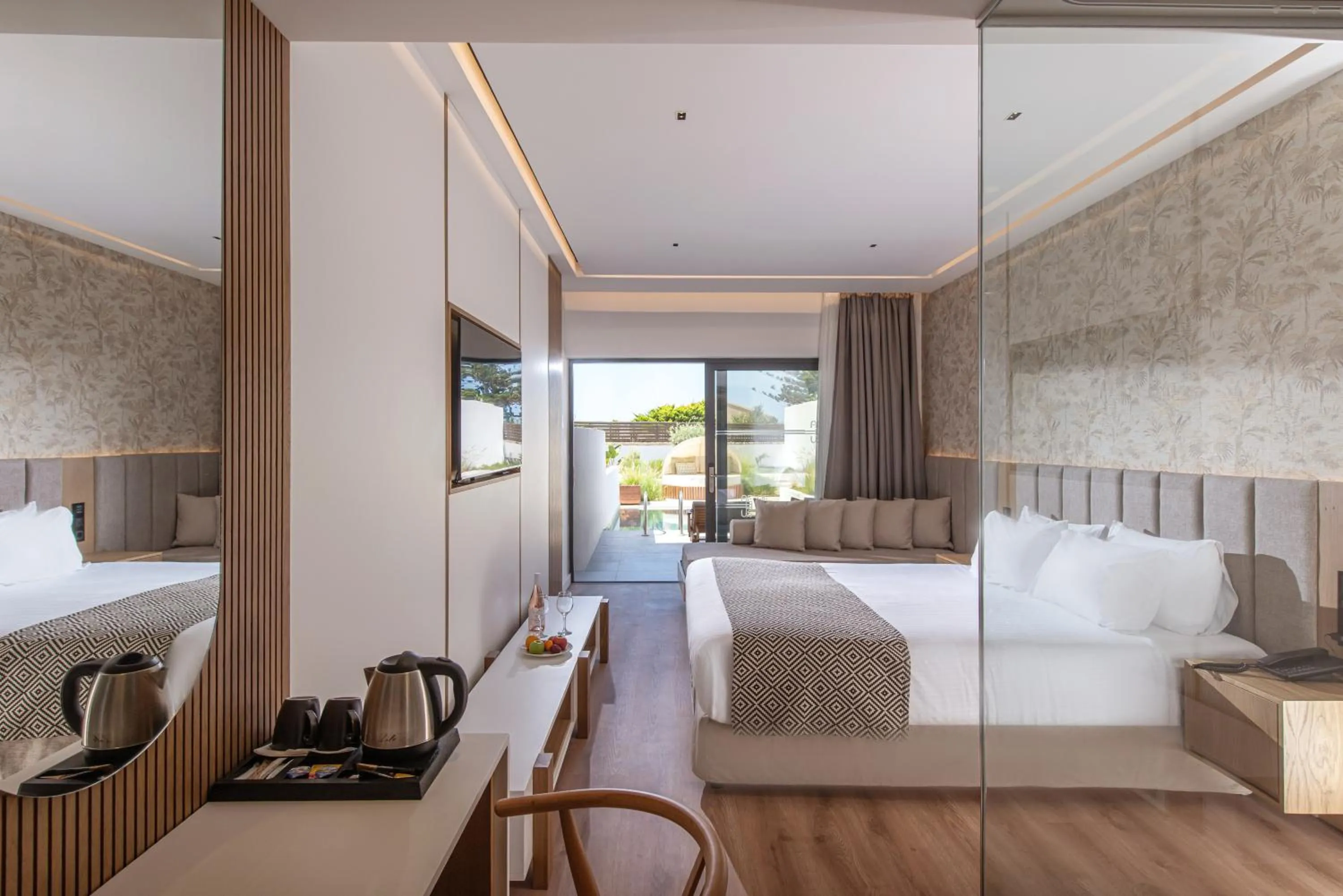 Bed in Aelius Hotel and Spa