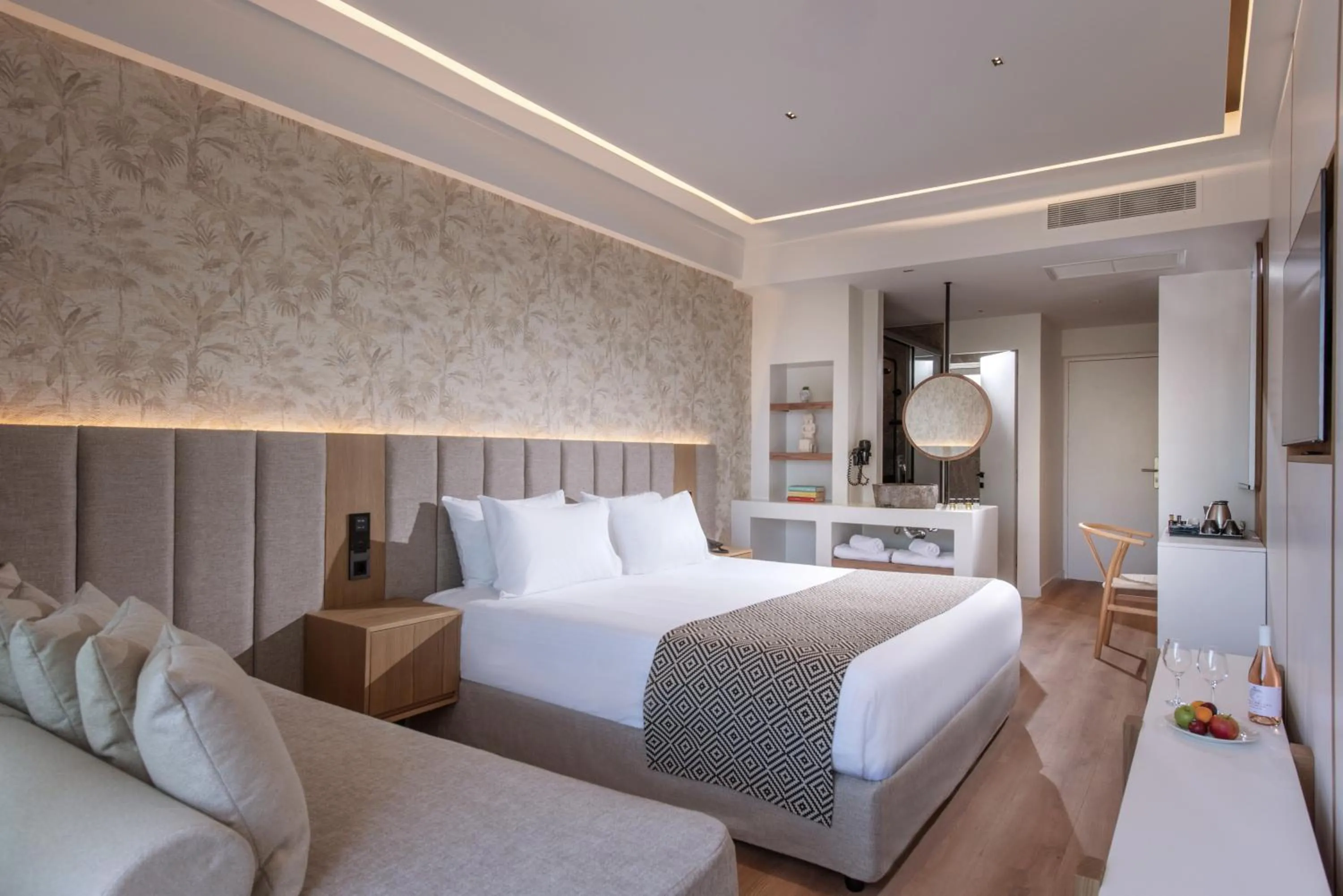 Bed in Aelius Hotel and Spa