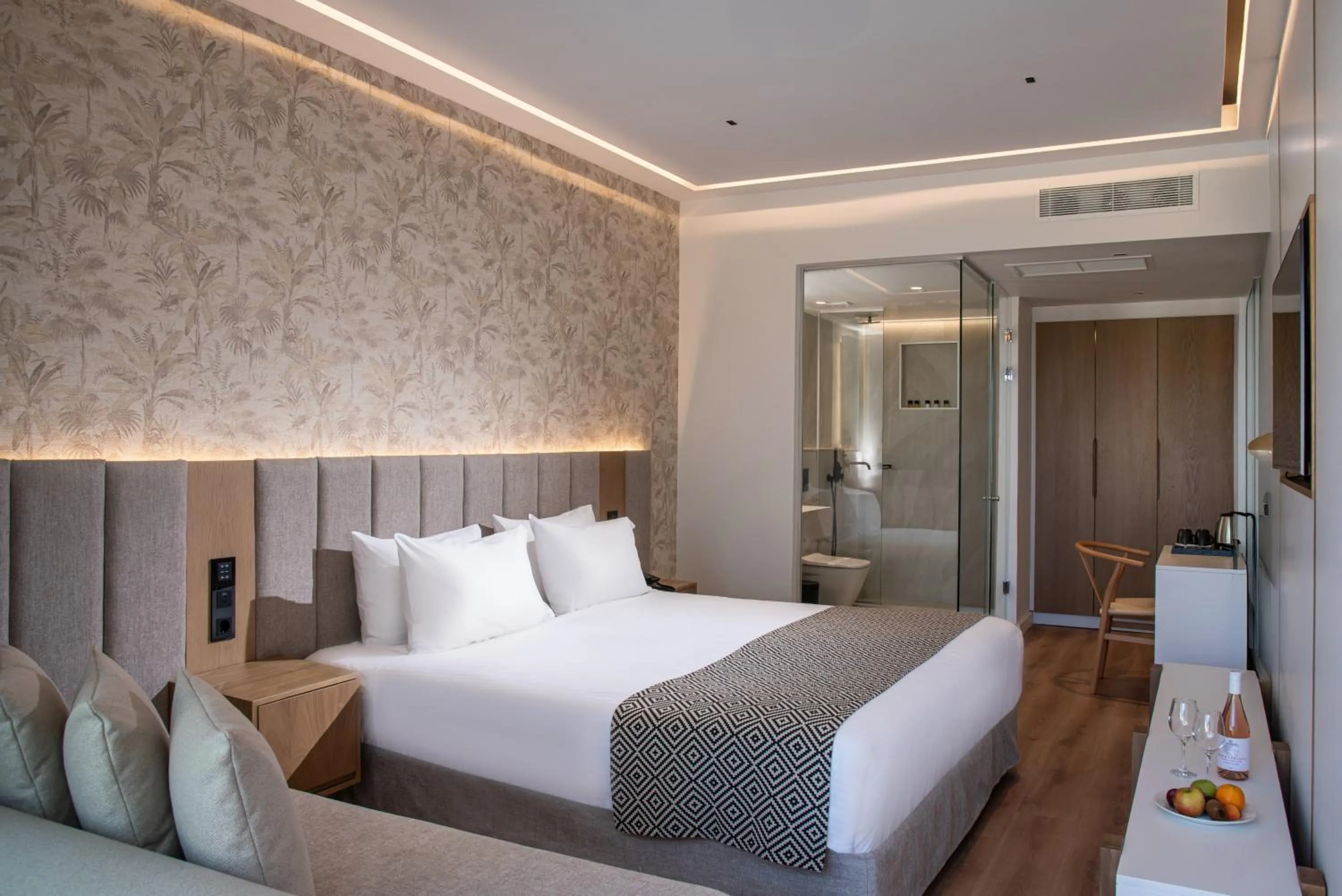 Bed in Aelius Hotel and Spa