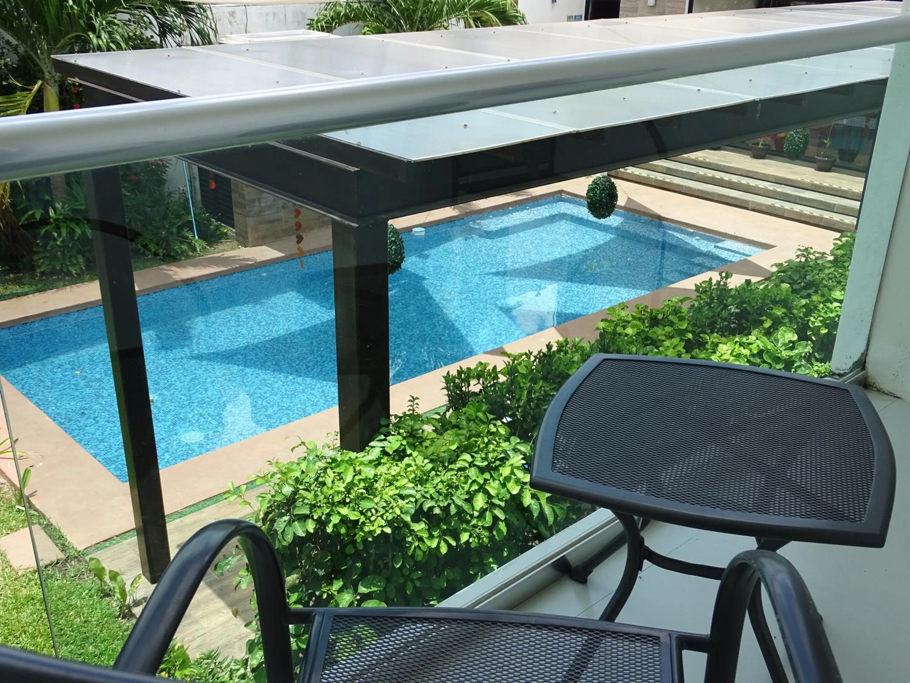 Balcony/Terrace in Hotel Villa Escondida Campeche