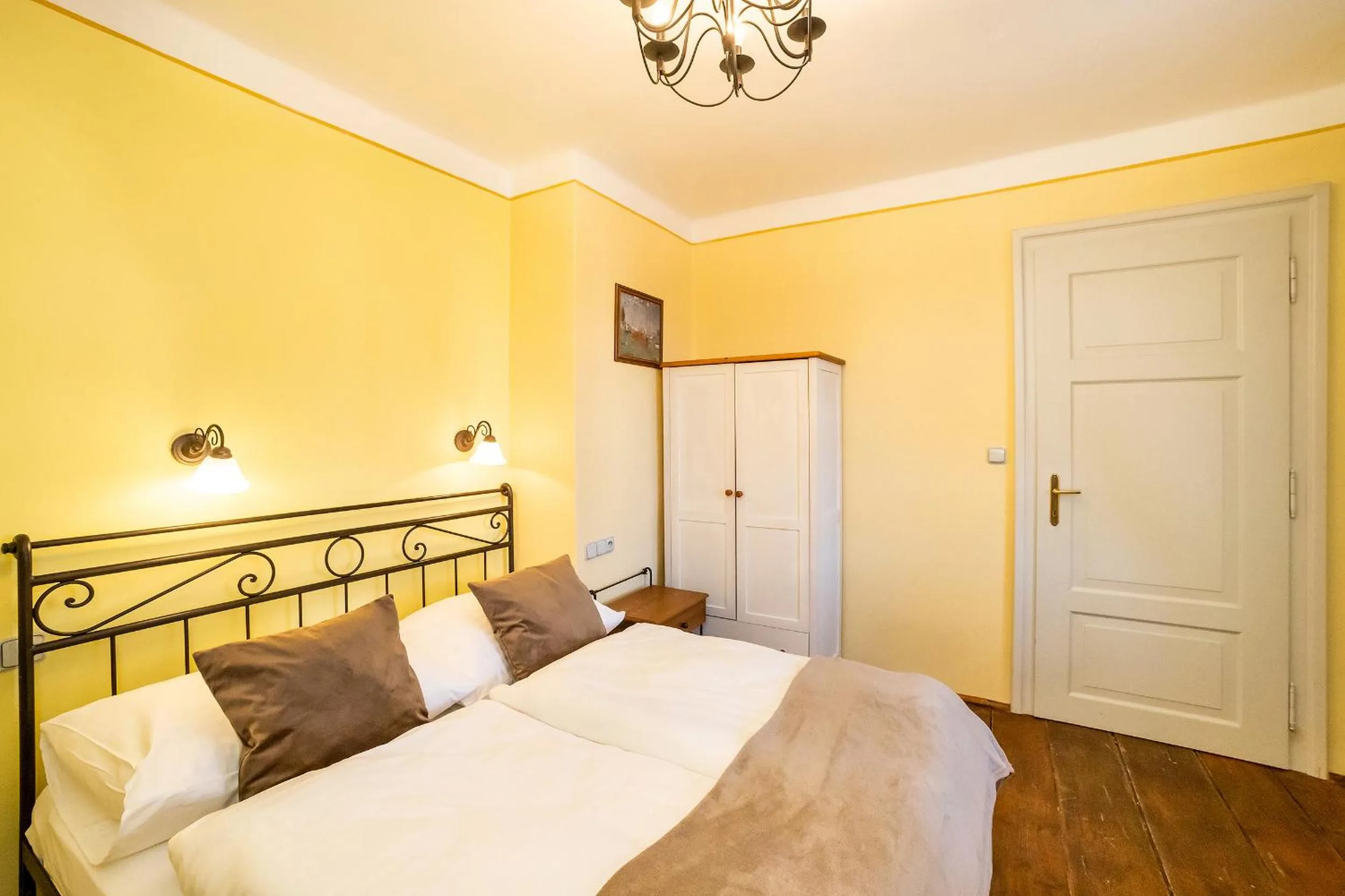 Bed in Penzion Thallerův Dům