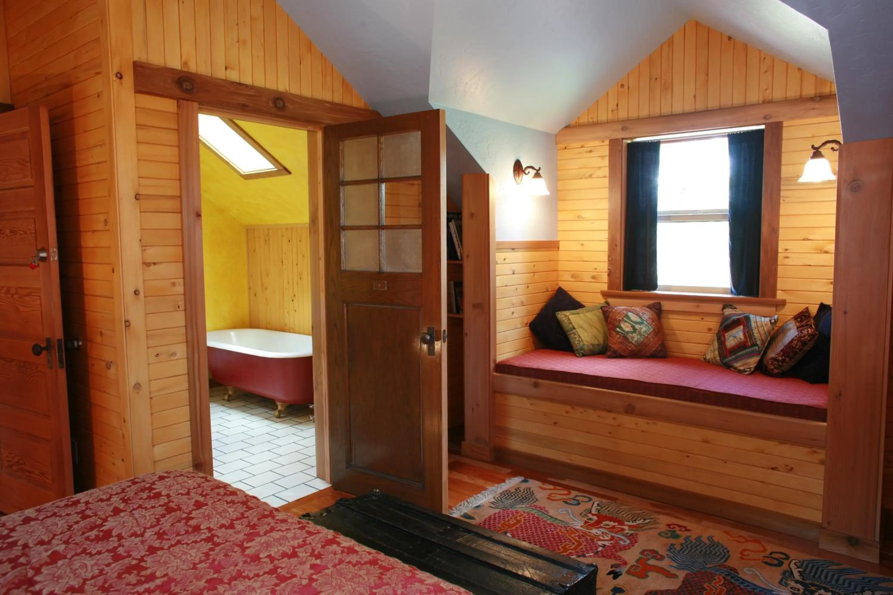 Decorative detail, Bed in Juniper Lane Guest House