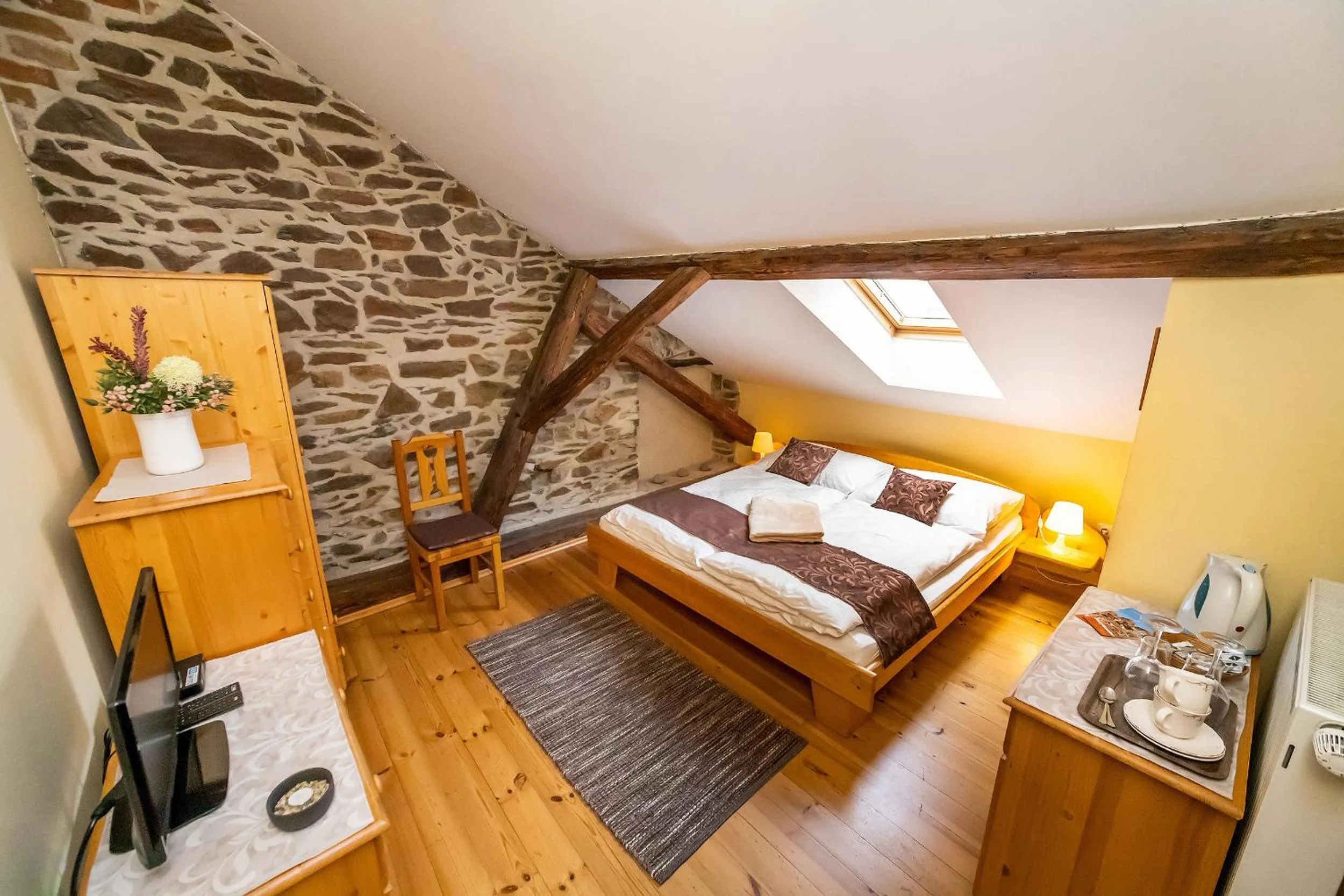 Bed in Penzion Maštal