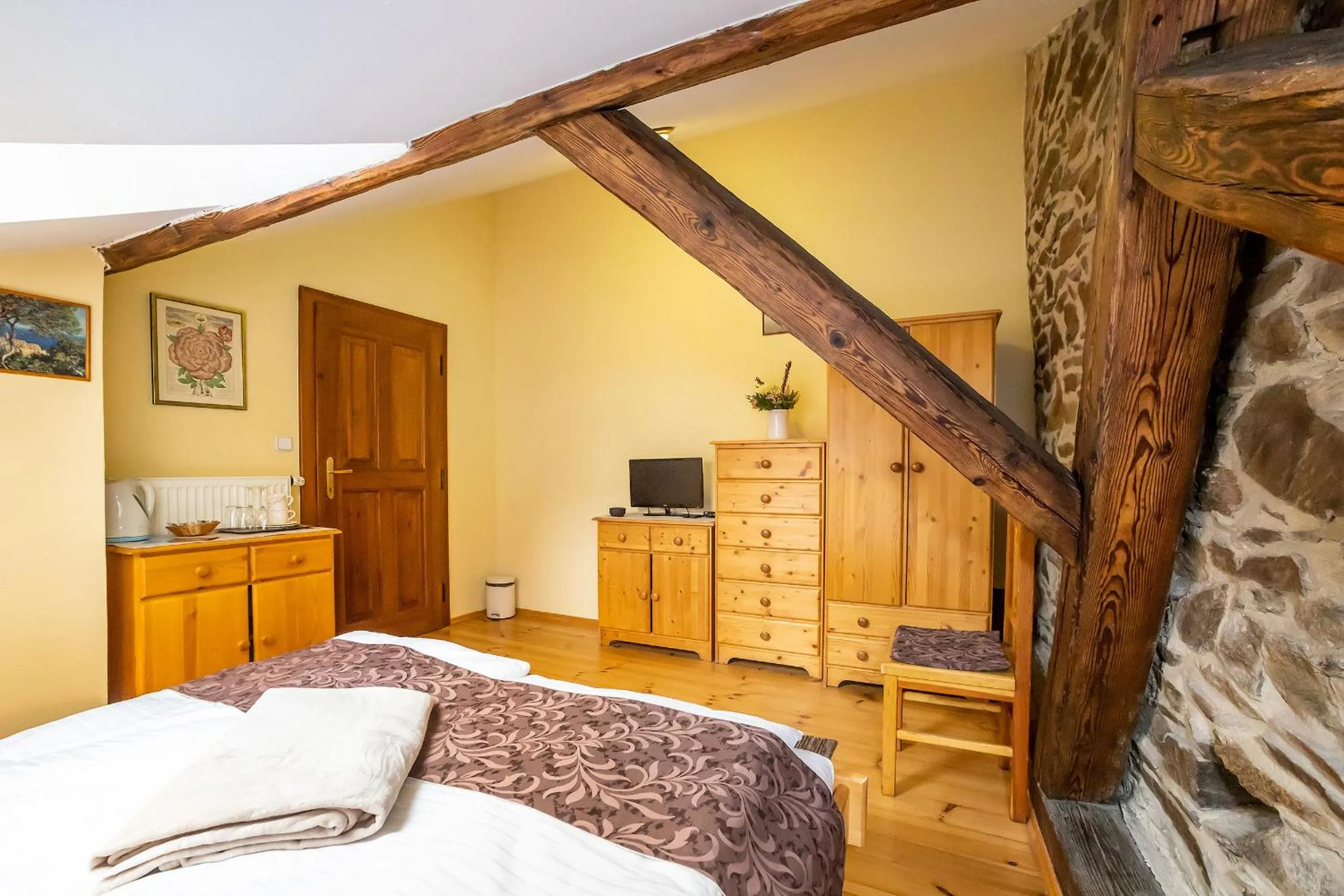 Bed in Penzion Maštal