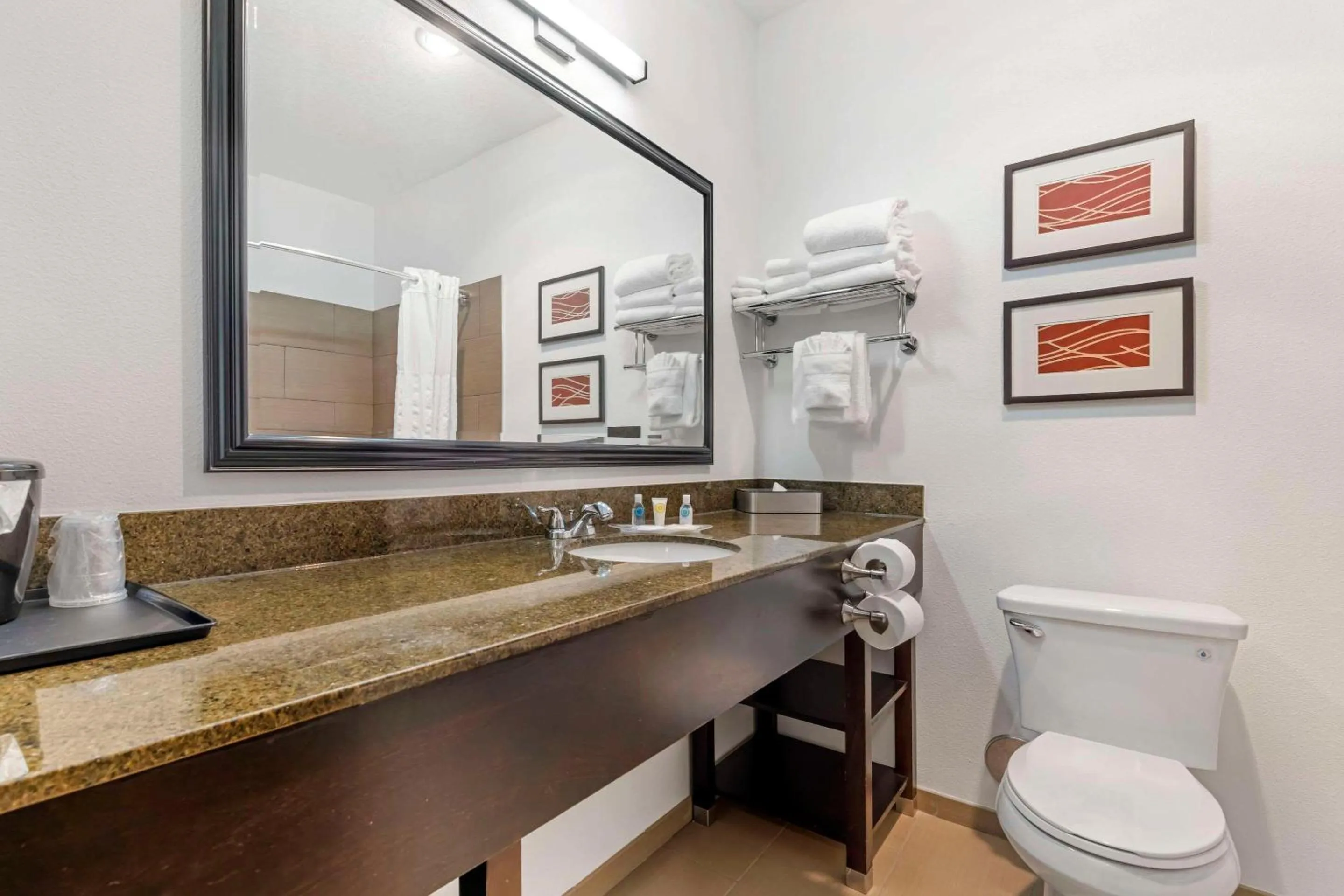 Bedroom in Comfort Suites Near Vancouver Mall