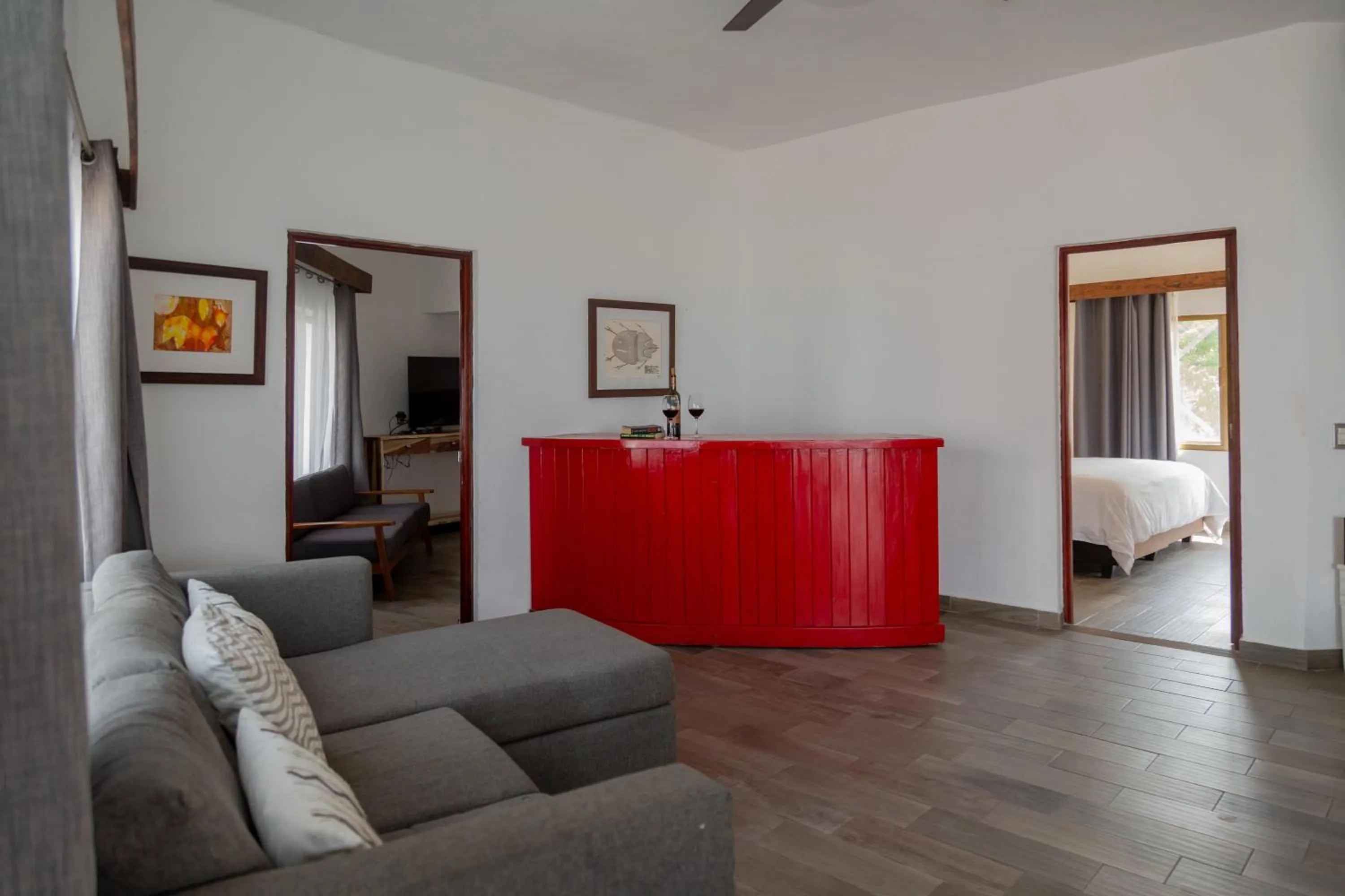 Living room, Bed in Hotel Amaca Puerto Vallarta - Adults Only