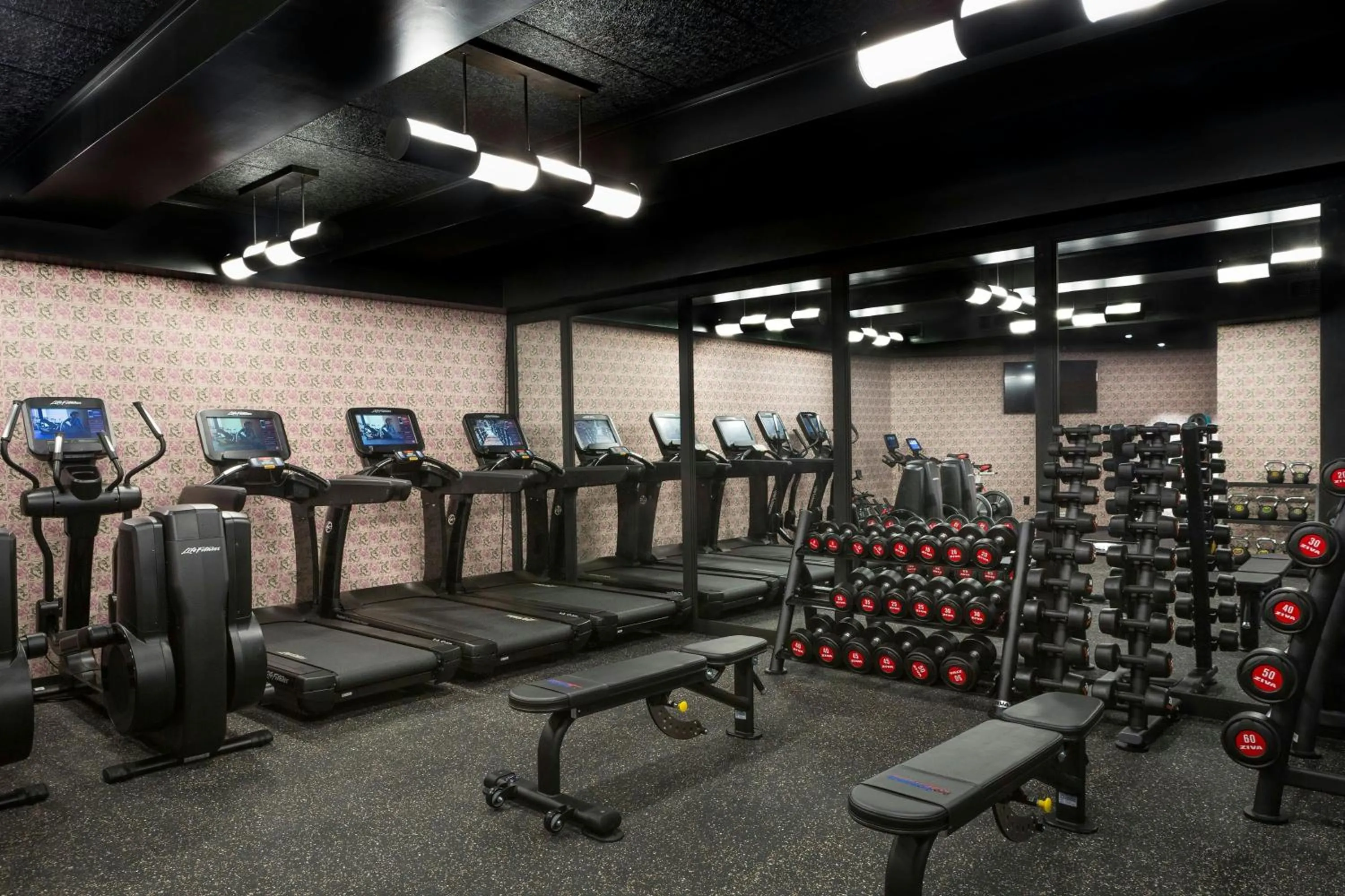 Fitness centre/facilities in San Francisco Proper Hotel, a Member of Design Hotels