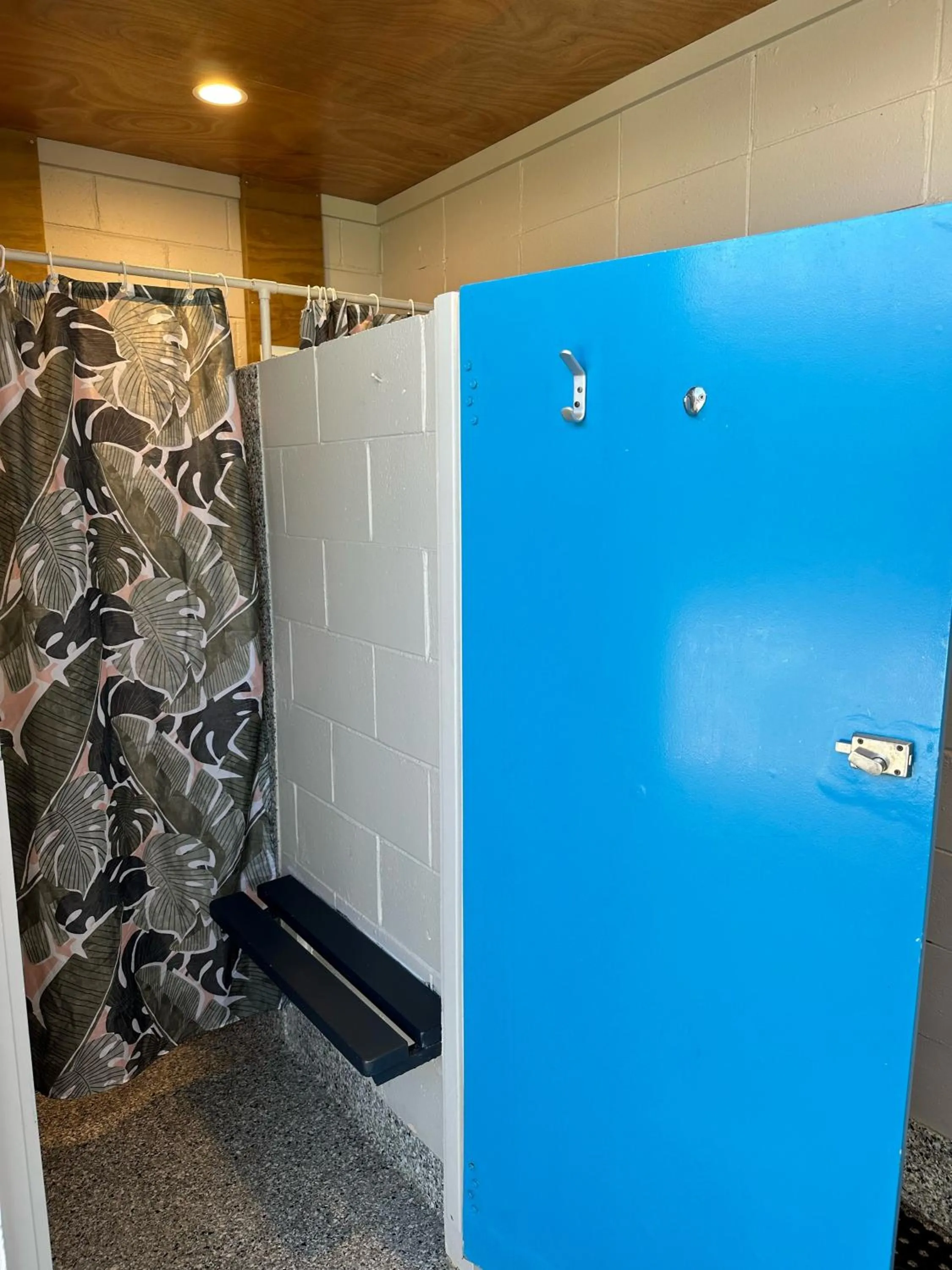 Shower in Athenree Hot Springs & Holiday Park