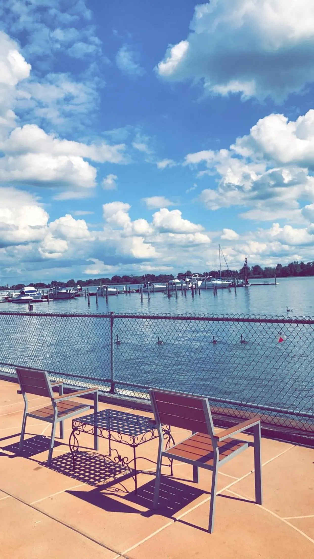 Patio in Waterfront Inn PHL Airport