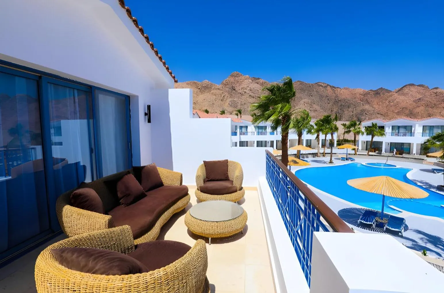 Seating area in Ecotel Dahab Bay View Resort