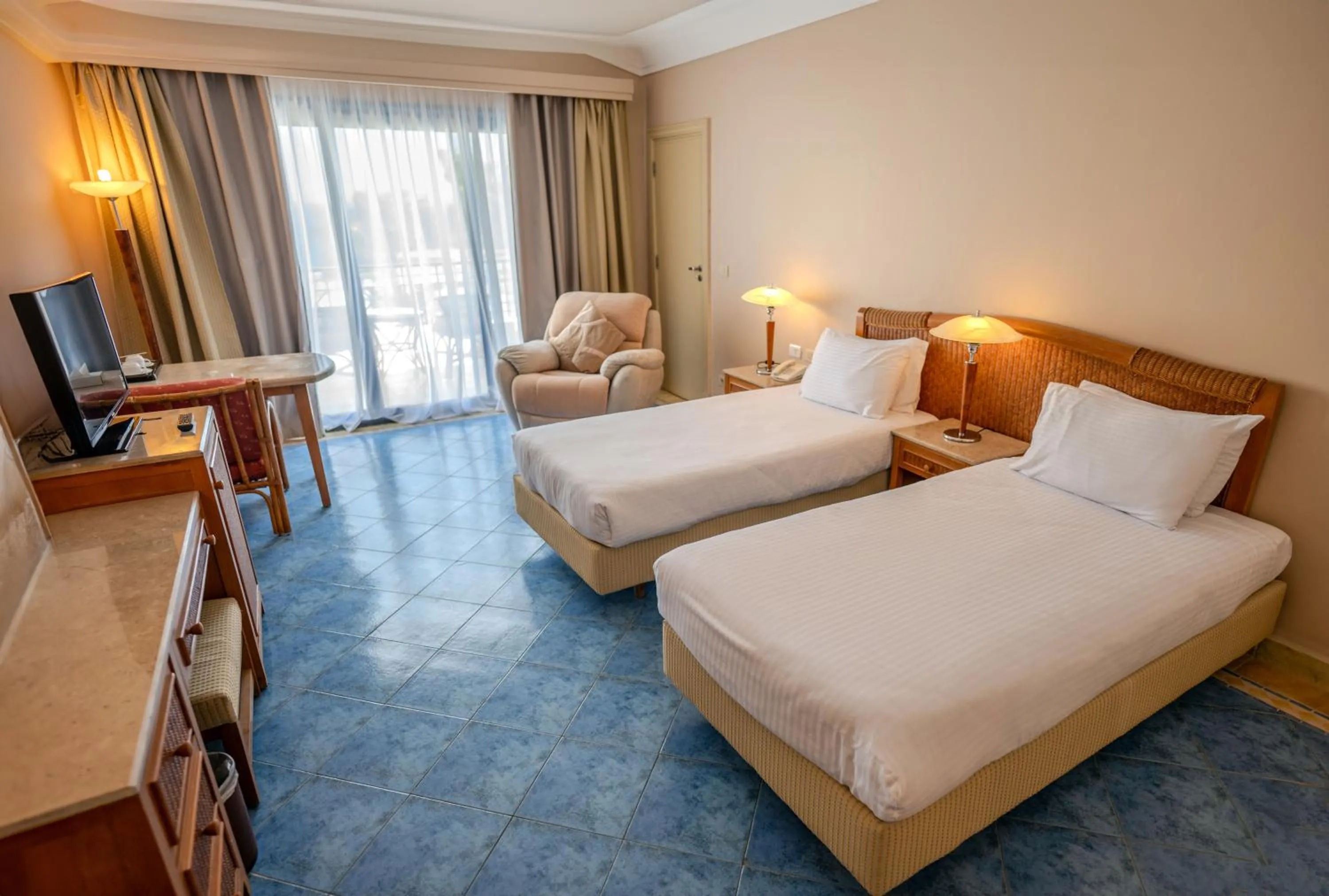 Bedroom, Bed in Ecotel Dahab Bay View Resort