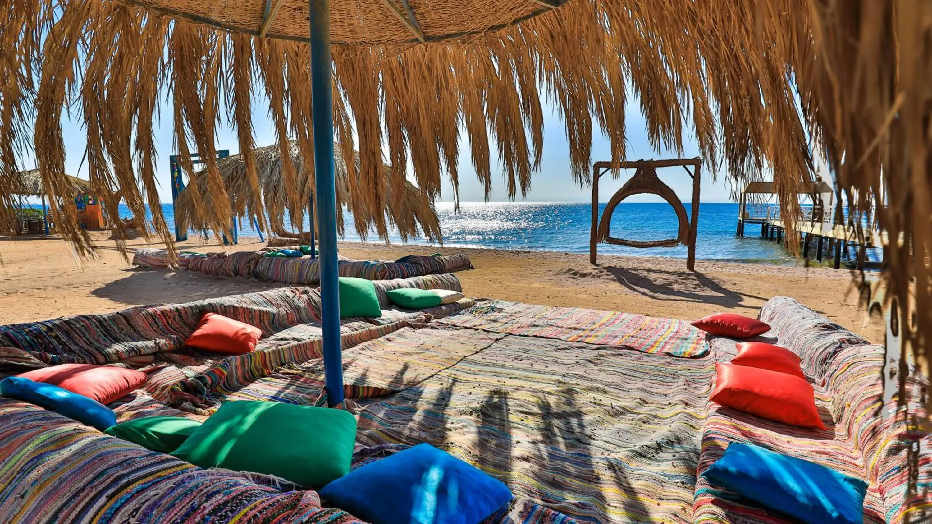 Beach in Ecotel Dahab Bay View Resort Beach in Ecotel Dahab Bay View Resort