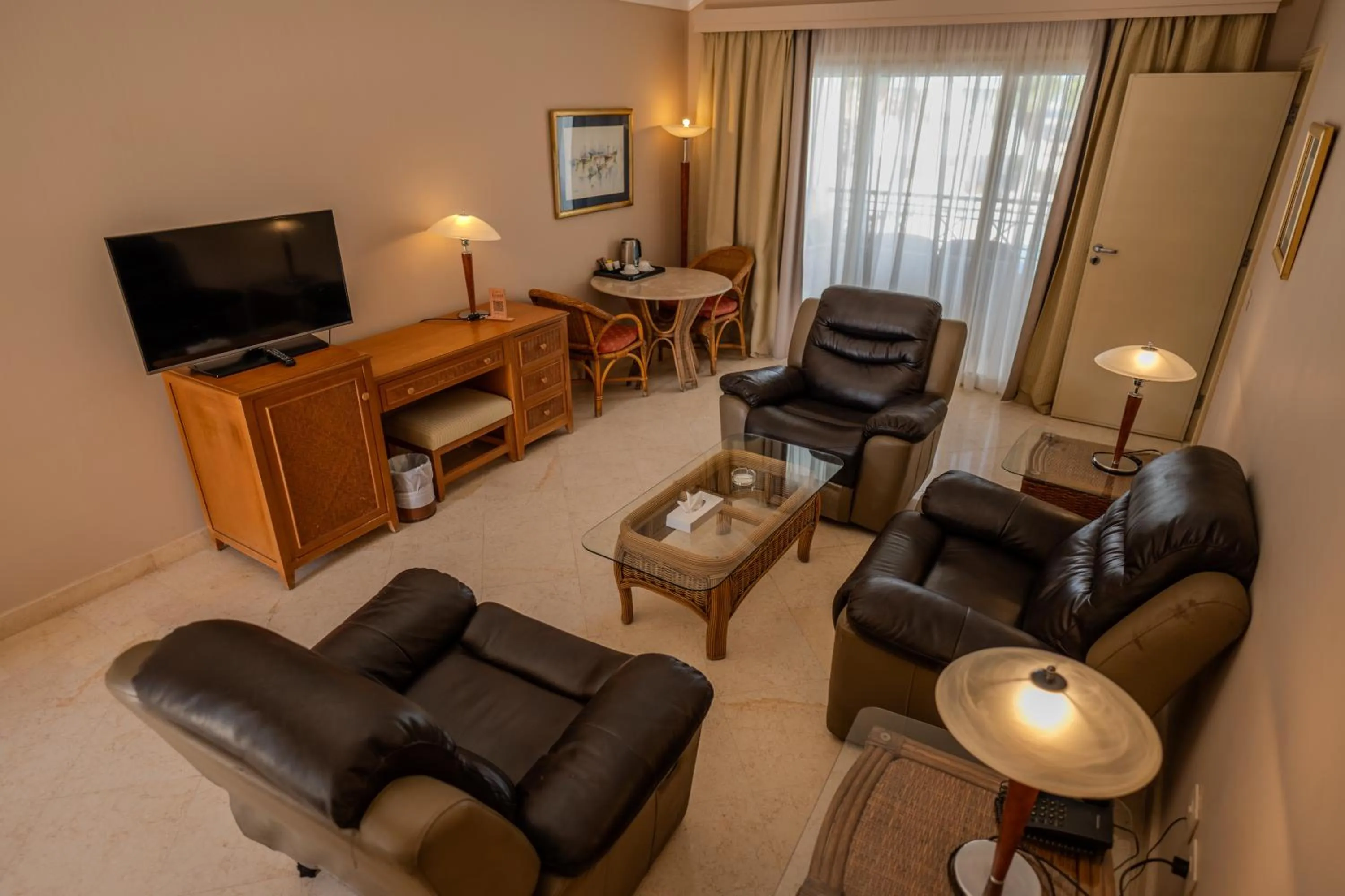 TV and multimedia in Ecotel Dahab Bay View Resort