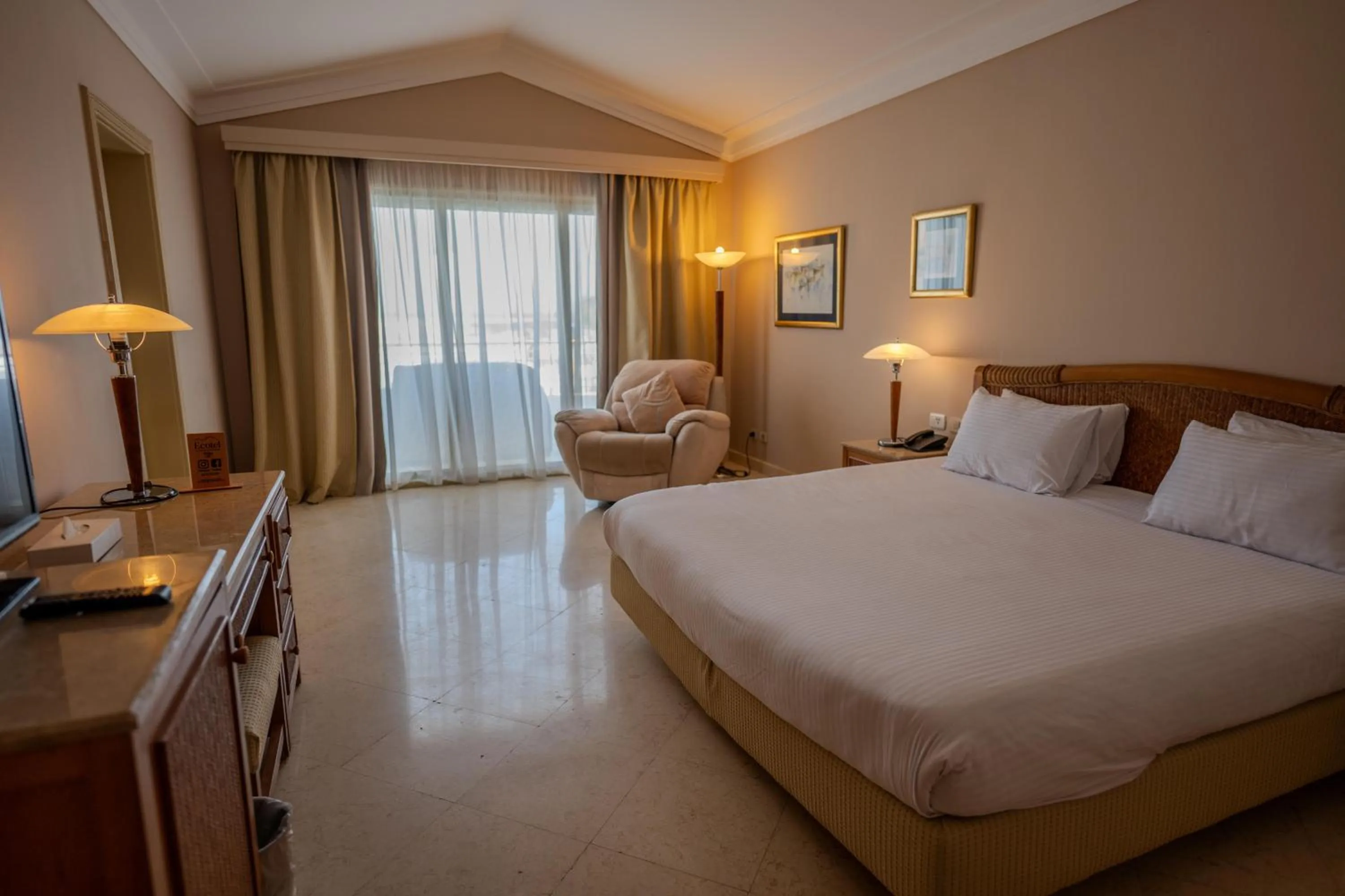 Photo of the whole room, Bed in Ecotel Dahab Bay View Resort