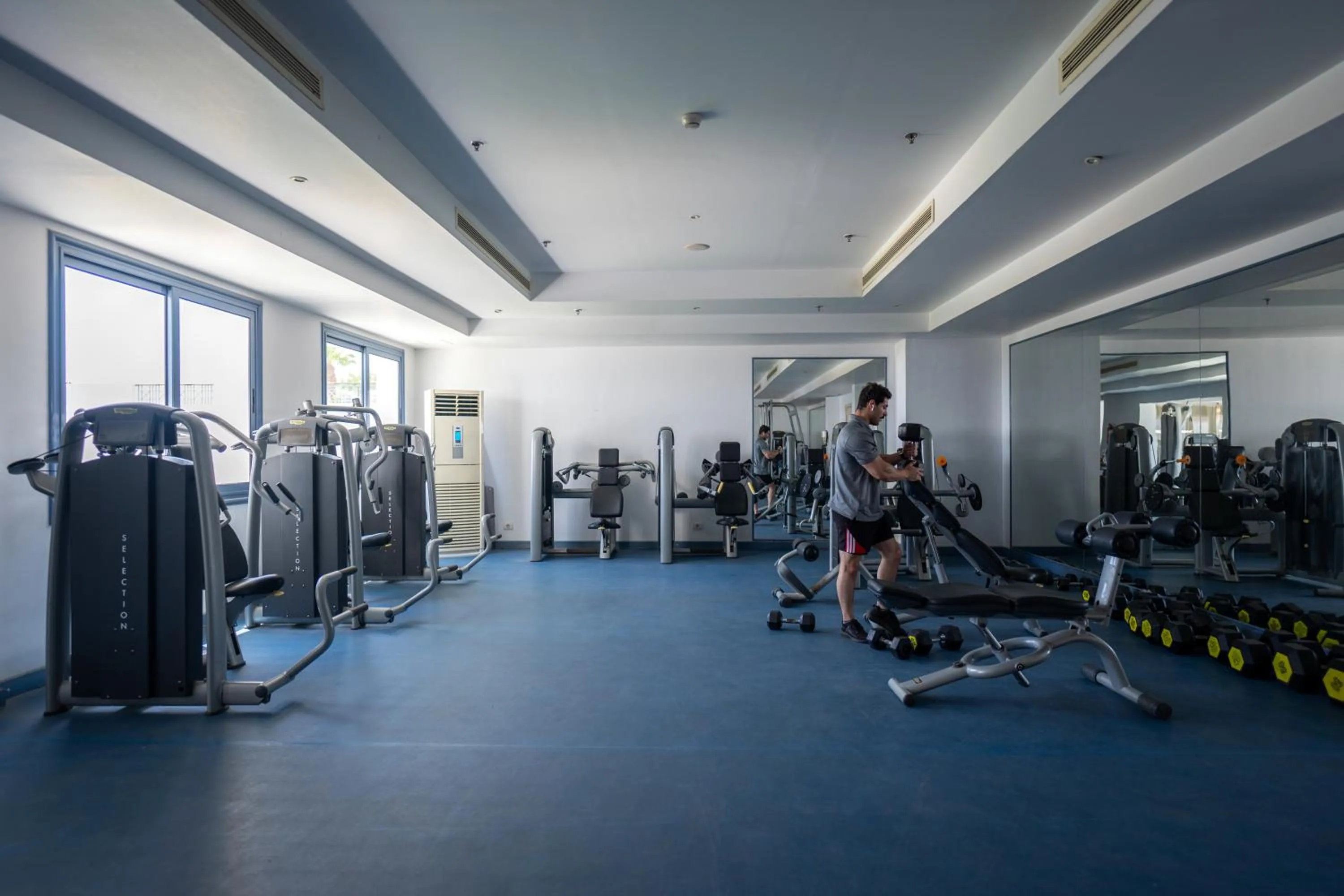 Fitness centre/facilities in Ecotel Dahab Bay View Resort