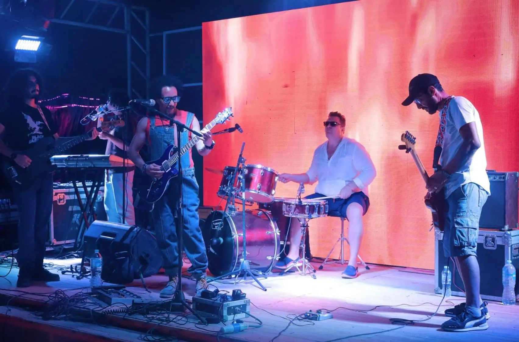 People in Ecotel Dahab Bay View Resort