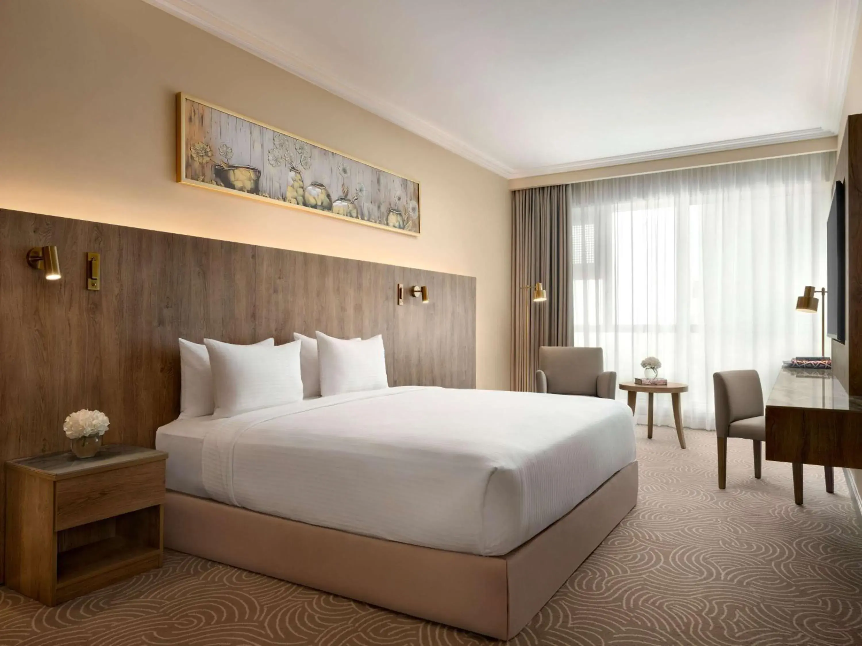 Property building, Bed in Movenpick Makkah Hajar Tower Property building, Bed in Movenpick Makkah Hajar Tower