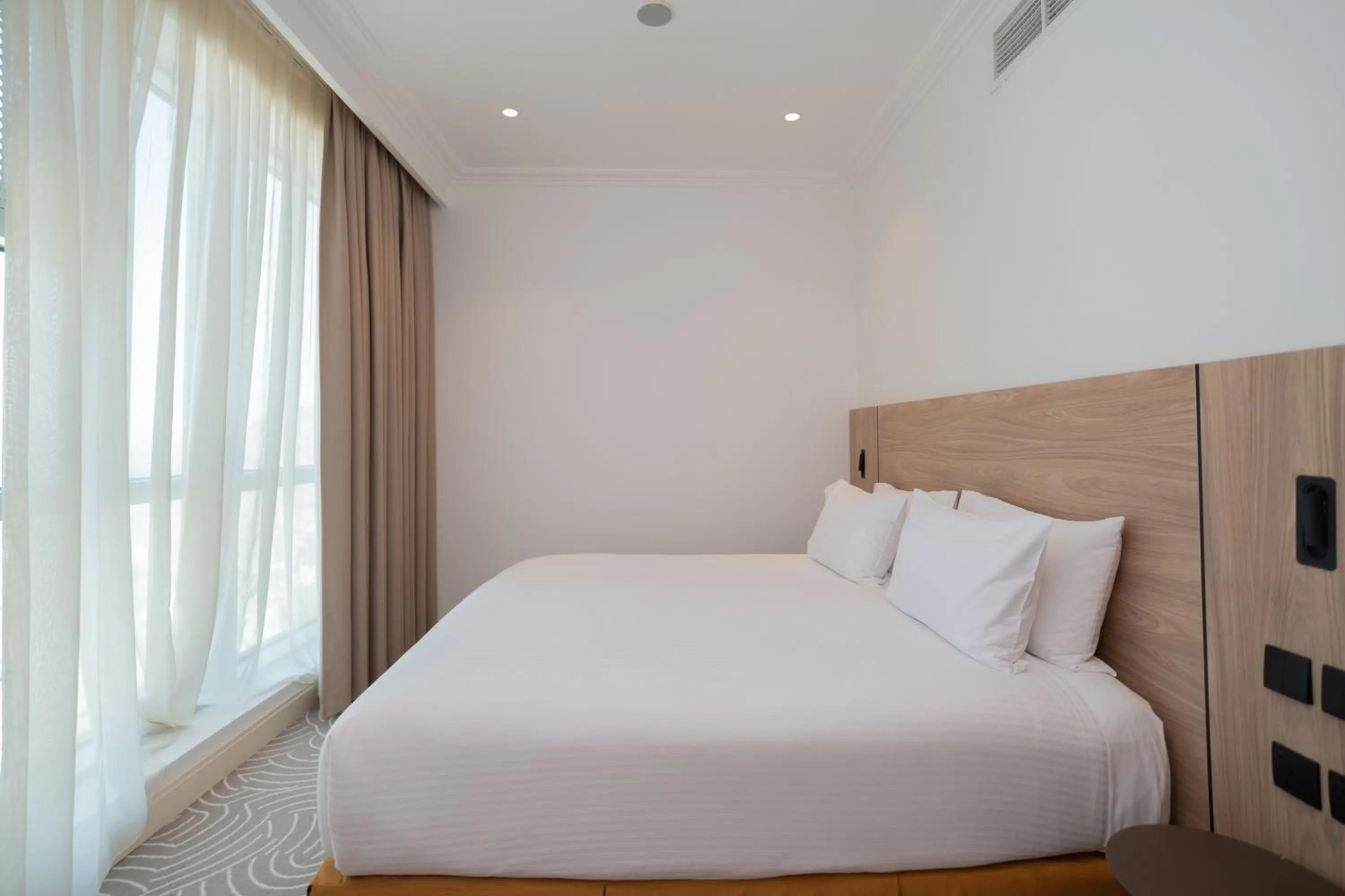 Bed in Movenpick Hotel & Residences Hajar Tower Makkah