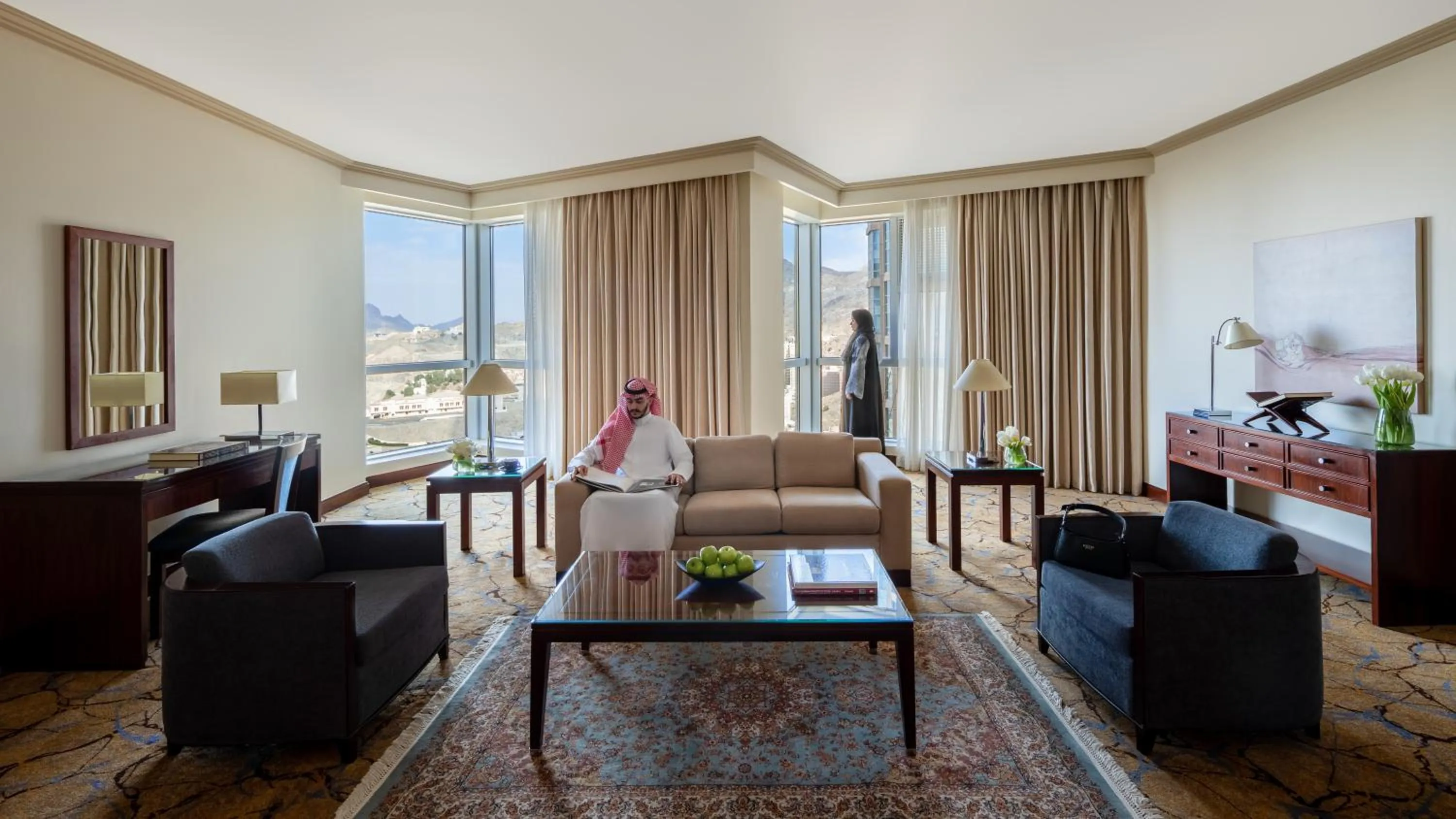 Living room in Movenpick Hotel & Residences Hajar Tower Makkah