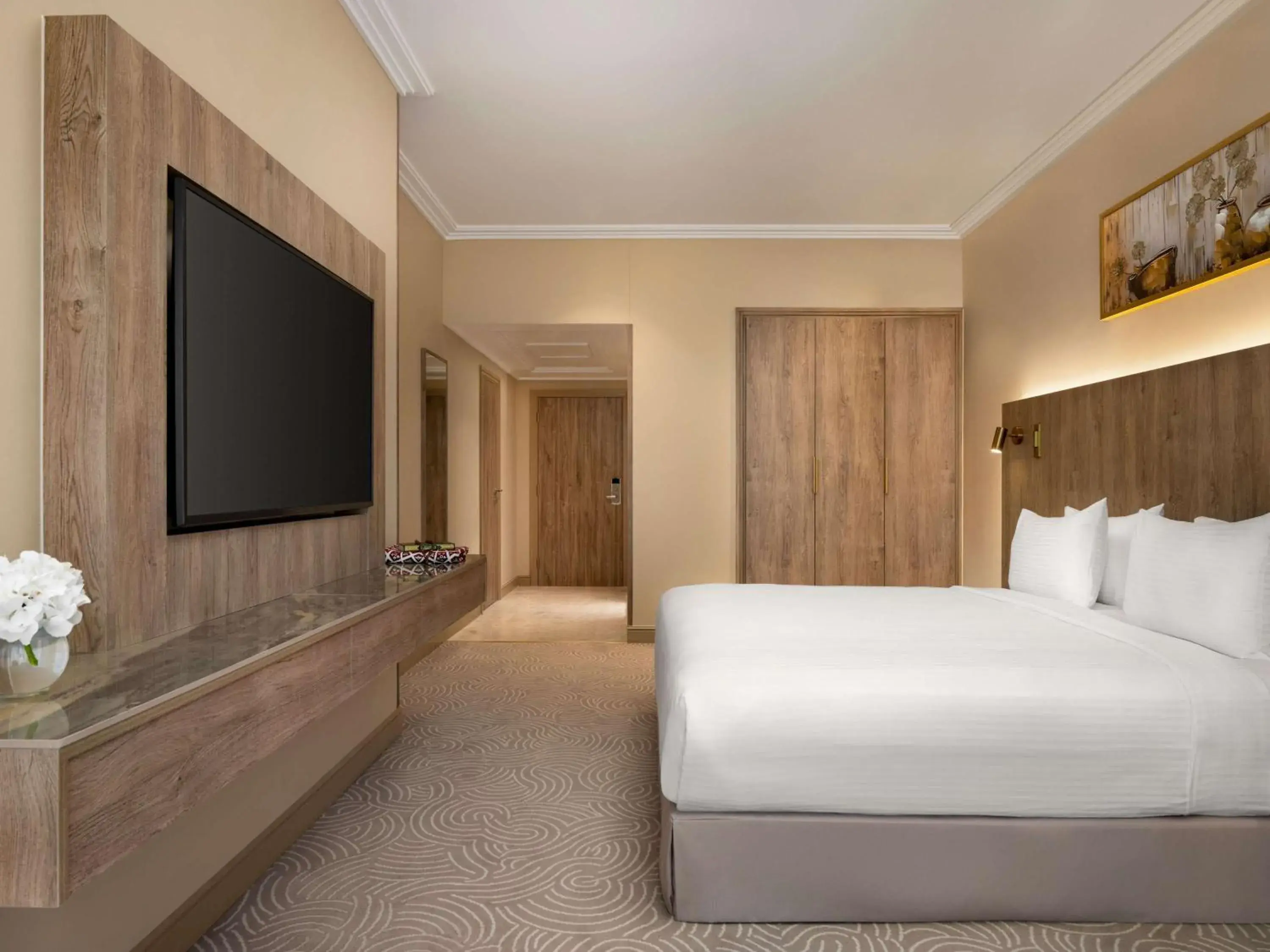 Bedroom, Bed in Movenpick Makkah Hajar Tower Bedroom, Bed in Movenpick Makkah Hajar Tower