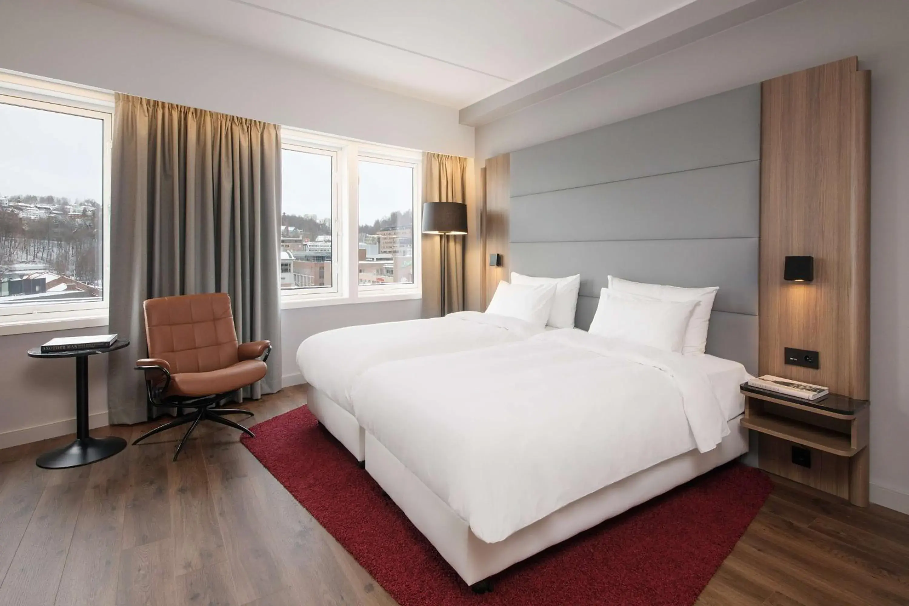 Photo of the whole room, Bed in Radisson Blu Hotel Nydalen, Oslo Photo of the whole room, Bed in Radisson Blu Hotel Nydalen, Oslo