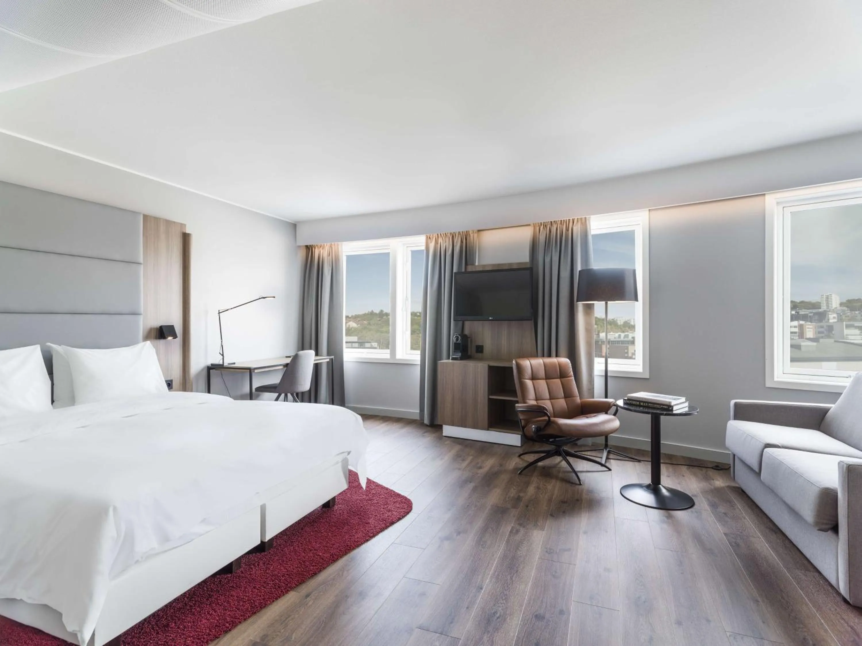 Photo of the whole room, Bed in Radisson Blu Hotel Nydalen, Oslo