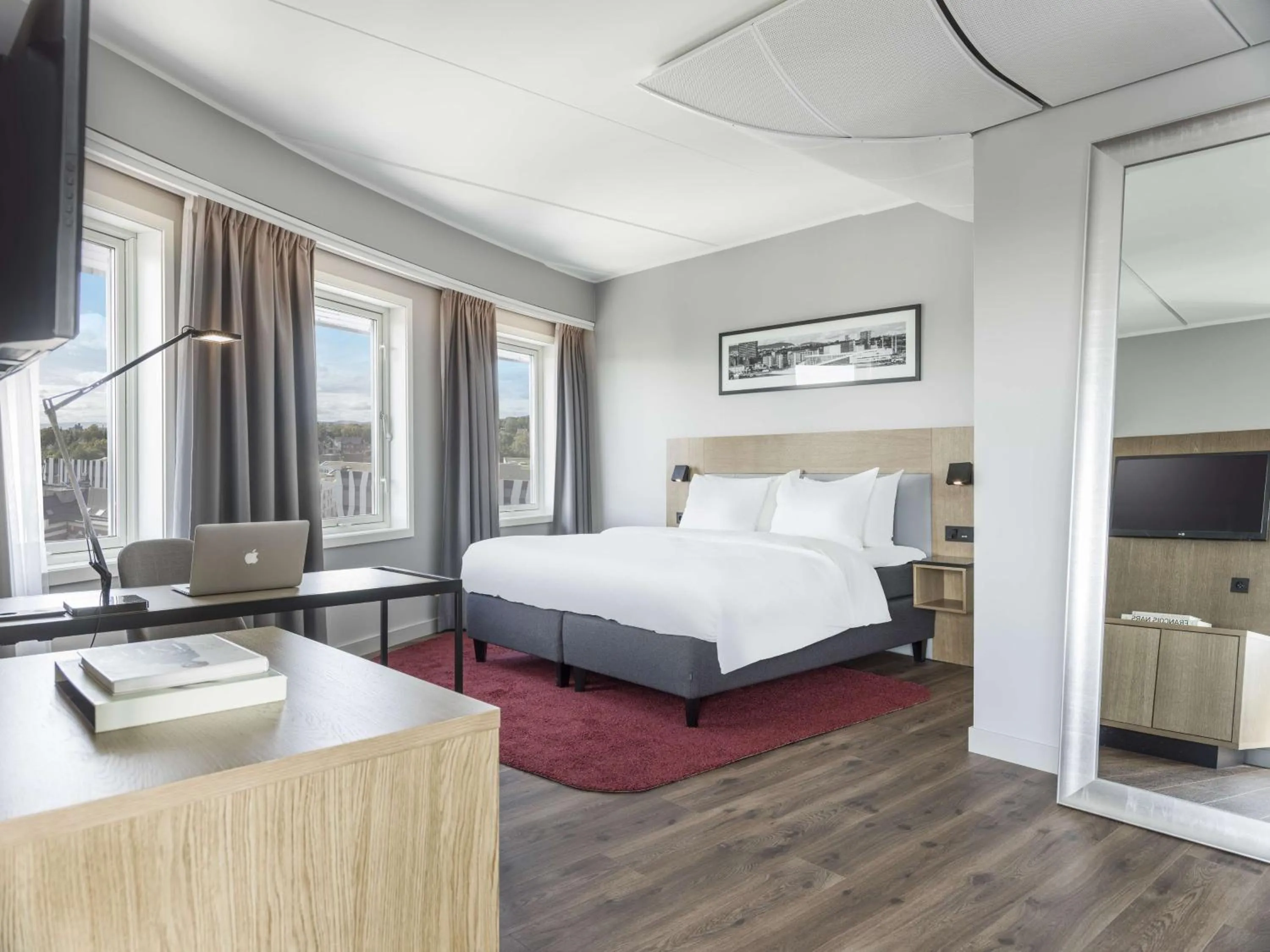 Photo of the whole room, Bed in Radisson Blu Hotel Nydalen, Oslo