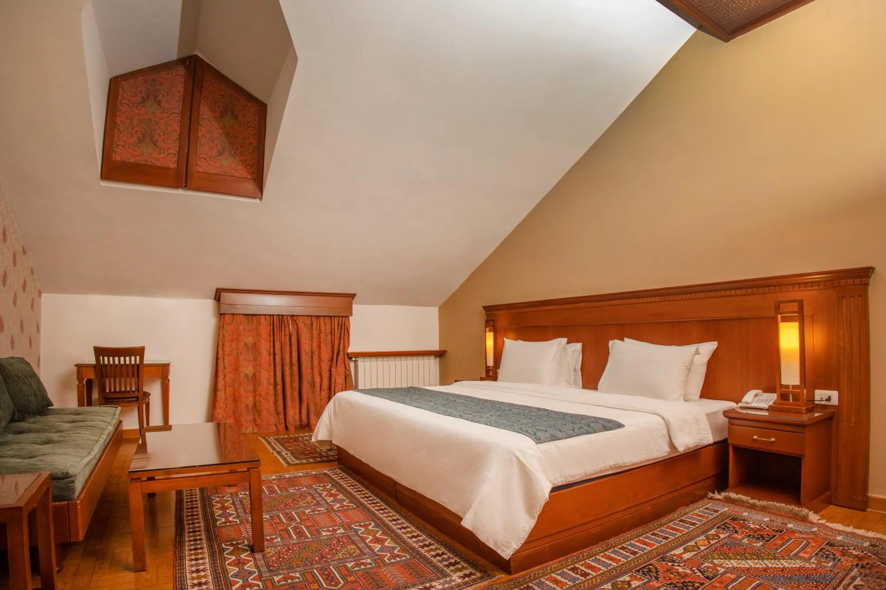 Bed in Le Cedrus Hotel