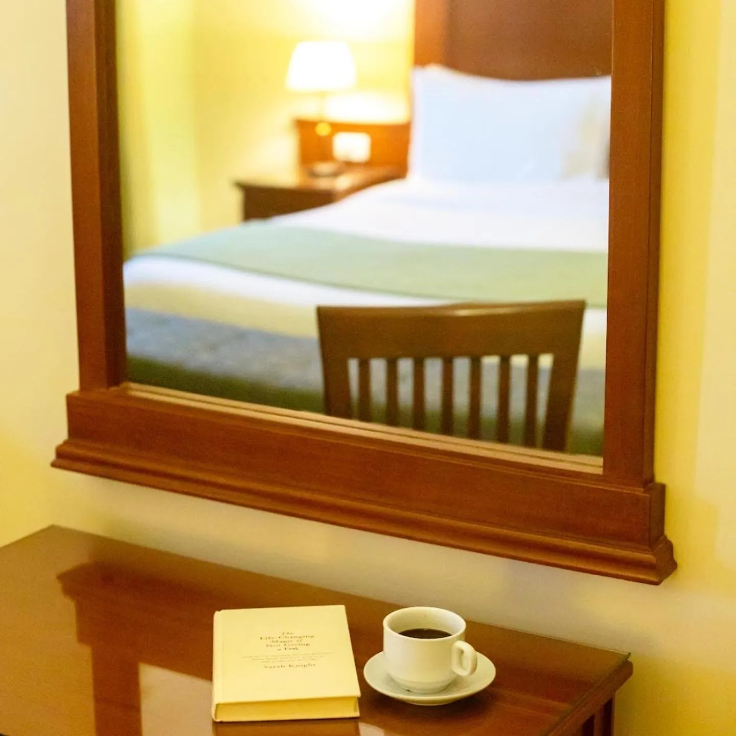 Coffee/tea facilities, Bed in Le Cedrus Hotel