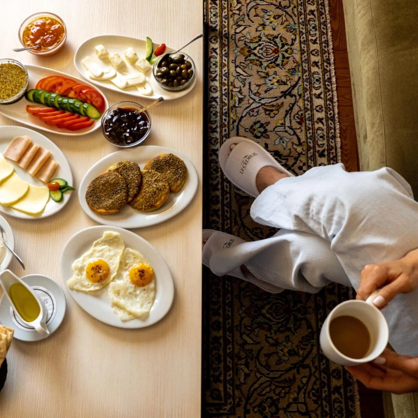 Bedroom in Le Cedrus Hotel