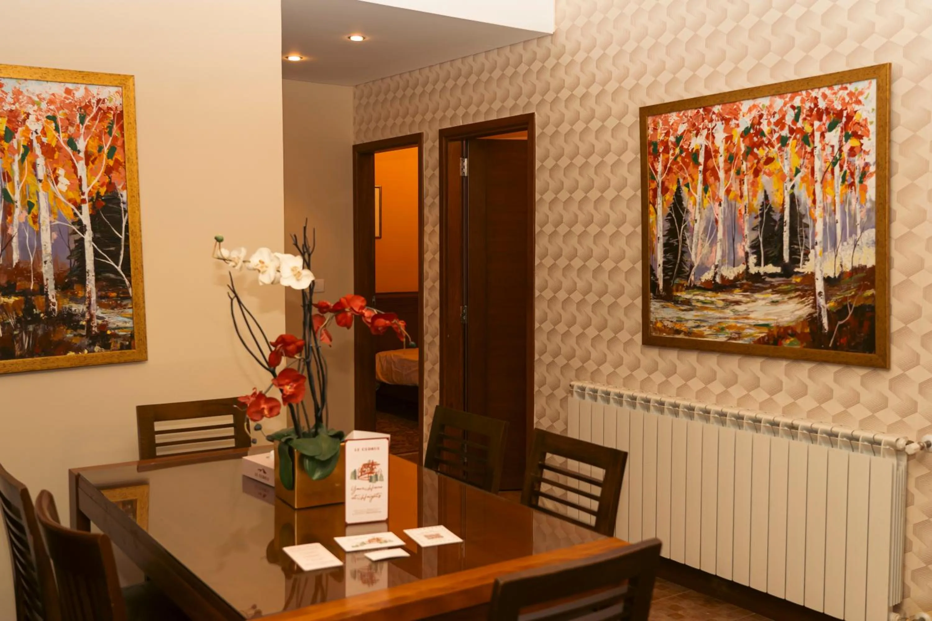 Decorative detail in Le Cedrus Hotel