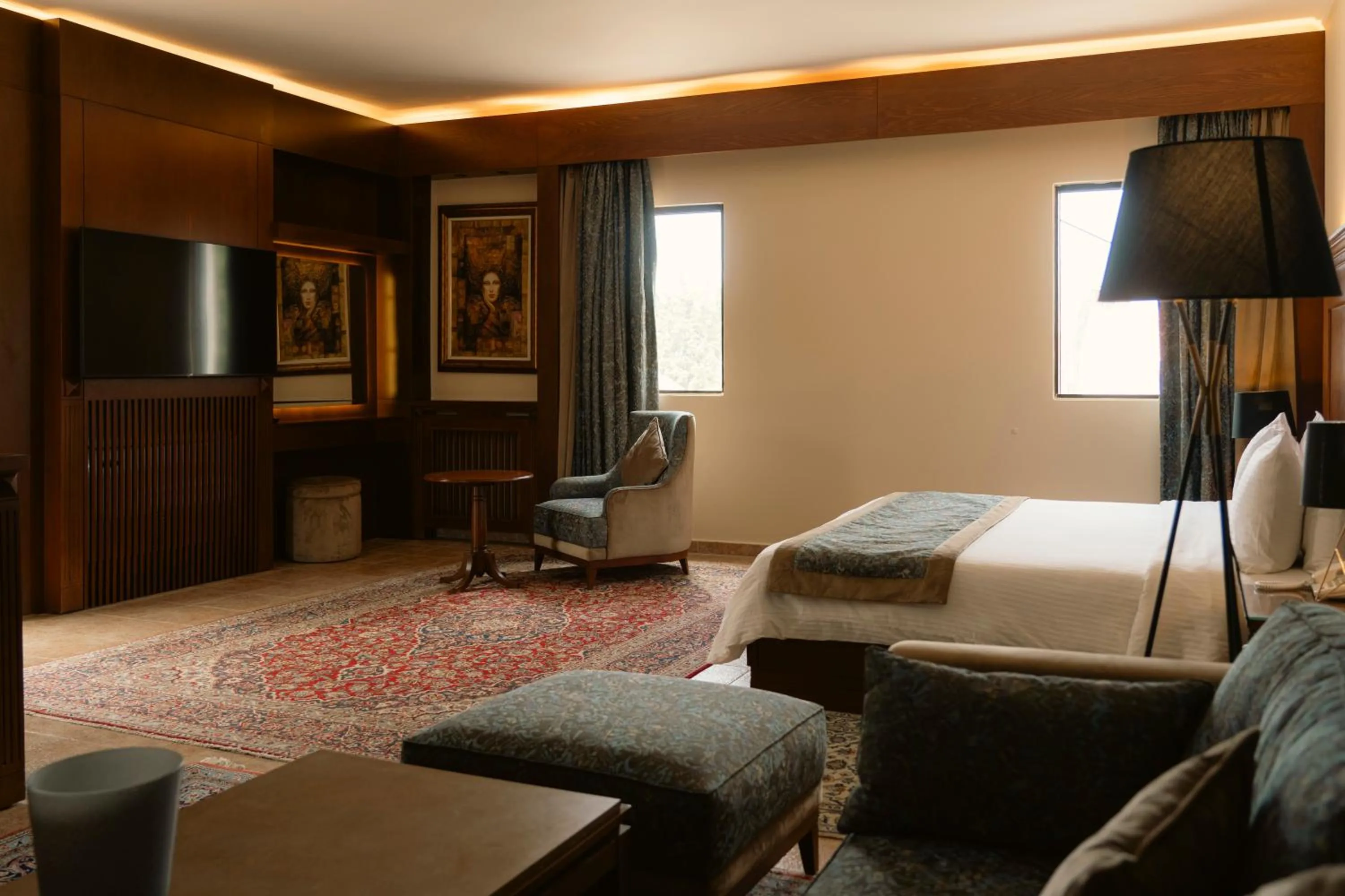 Bed in Le Cedrus Hotel