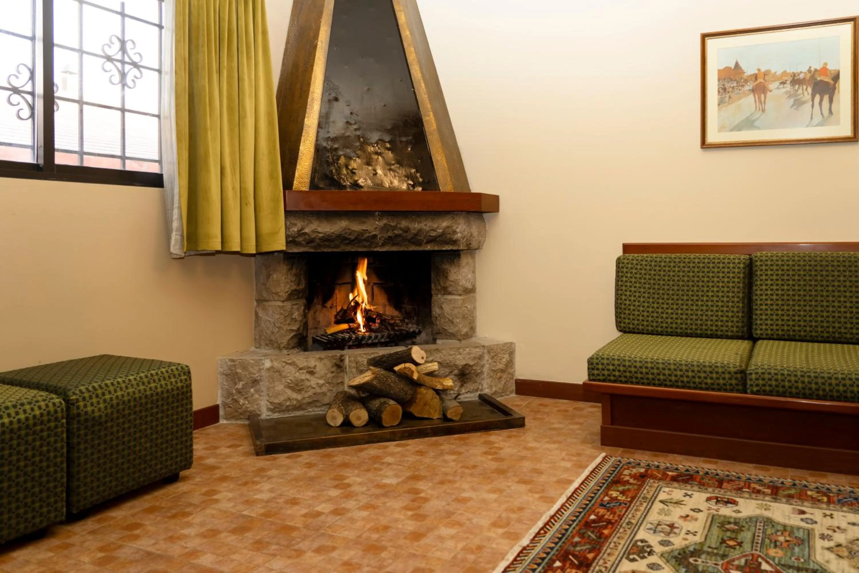 Seating area in Le Cedrus Hotel