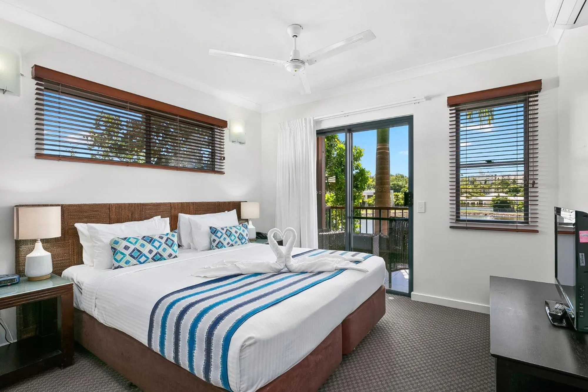 Bed in Blue Lagoon Resort