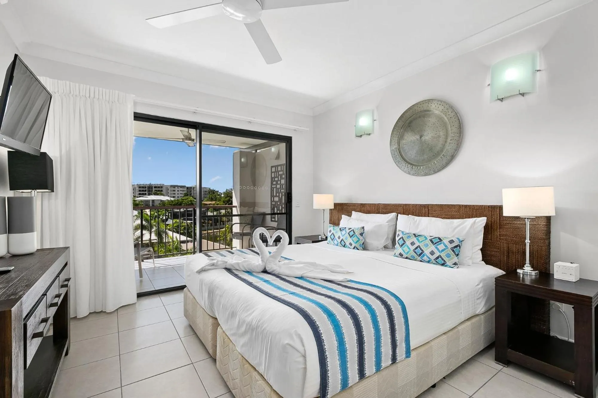 Bed in Blue Lagoon Resort