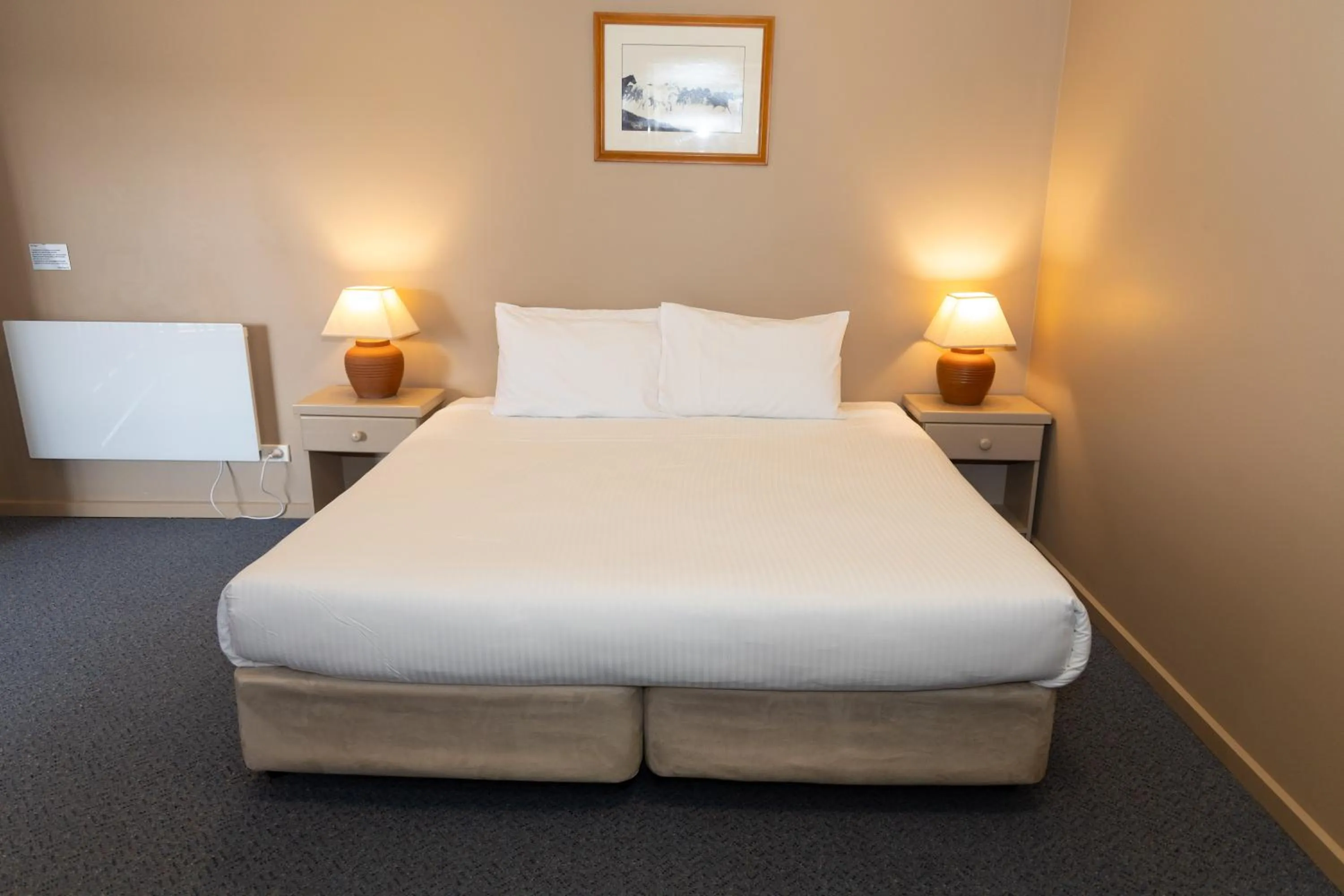 Bed in The Man from Snowy River Hotel