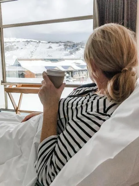 Bed in The Man from Snowy River Hotel