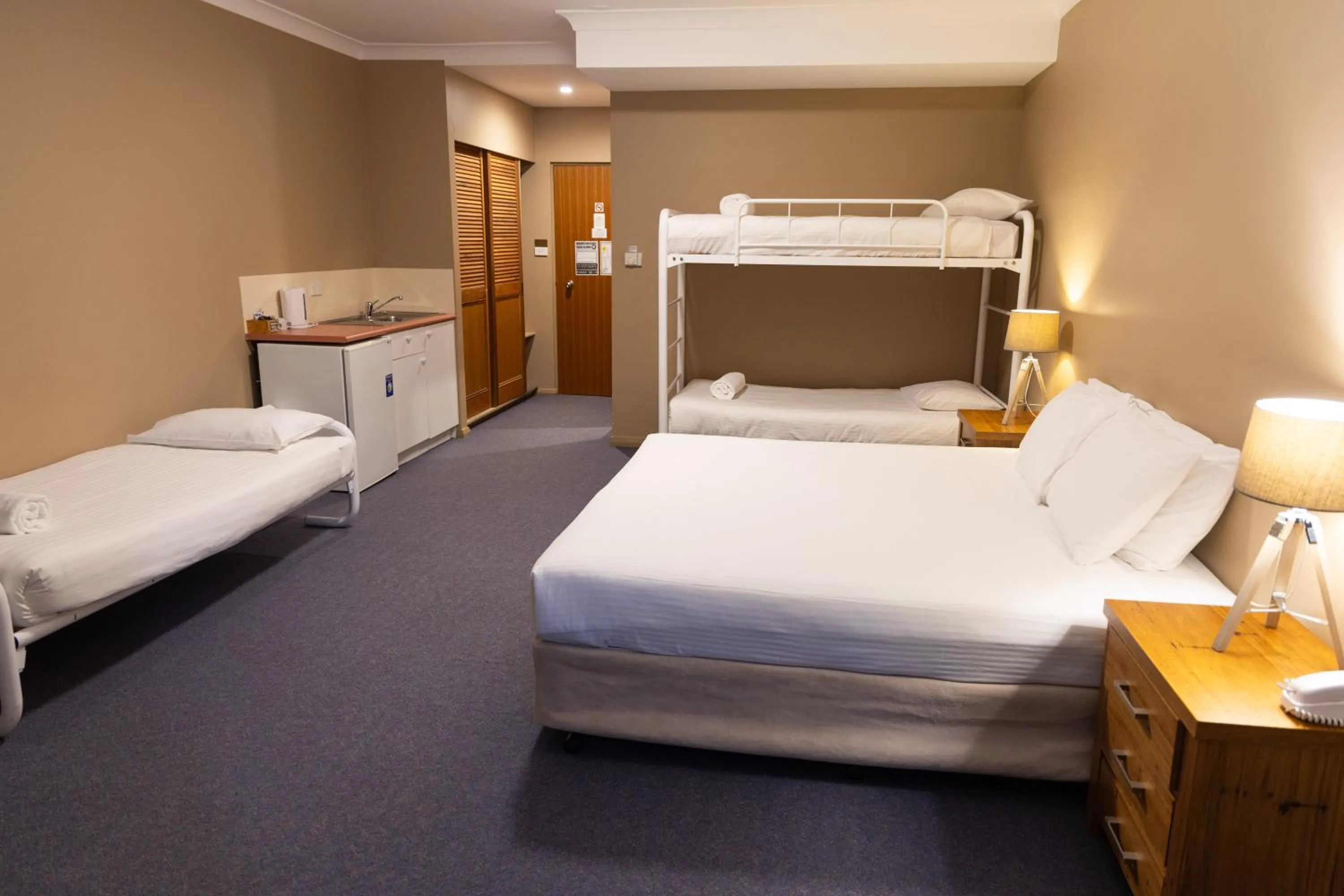 Bed in The Man from Snowy River Hotel