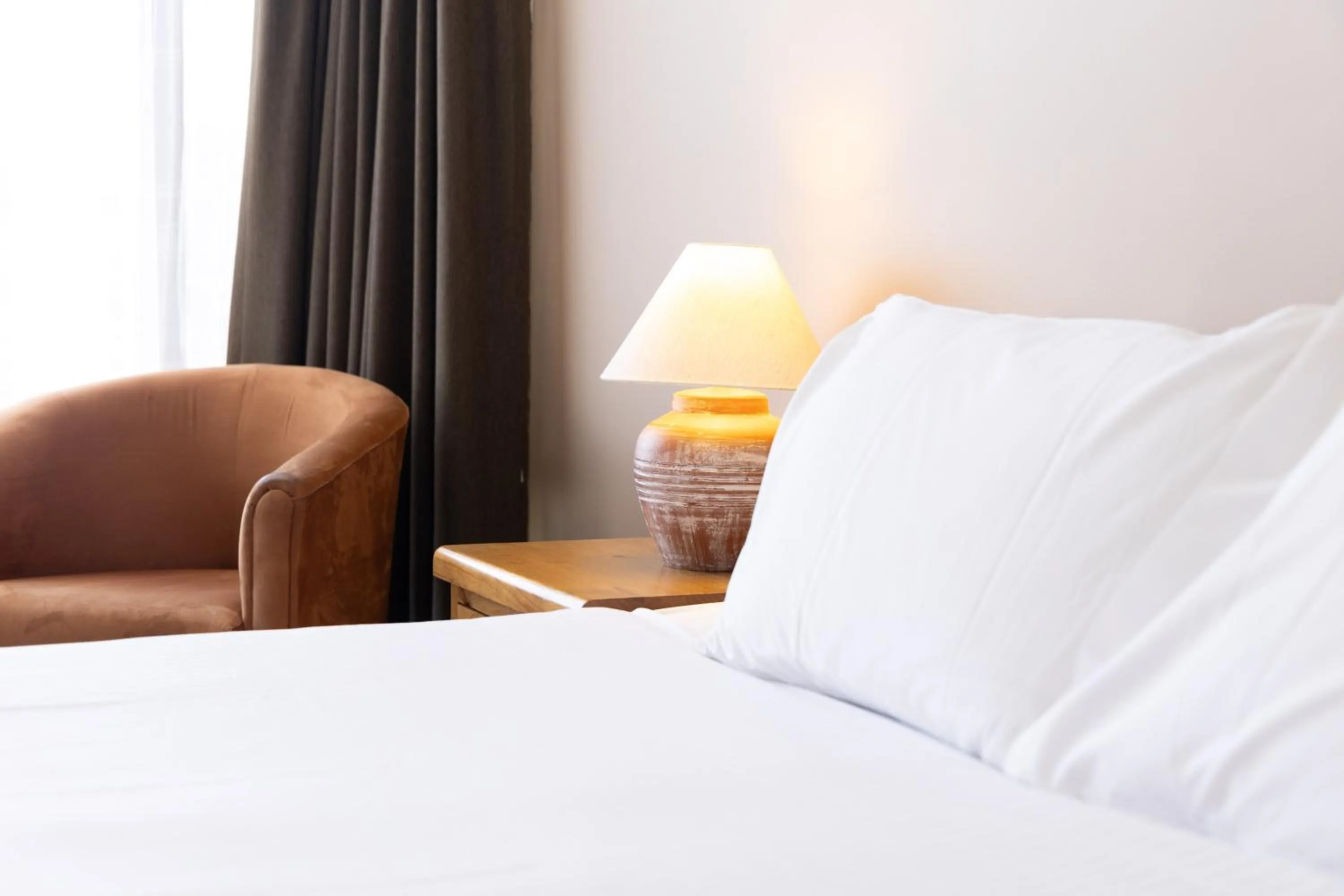 Bed in The Man from Snowy River Hotel