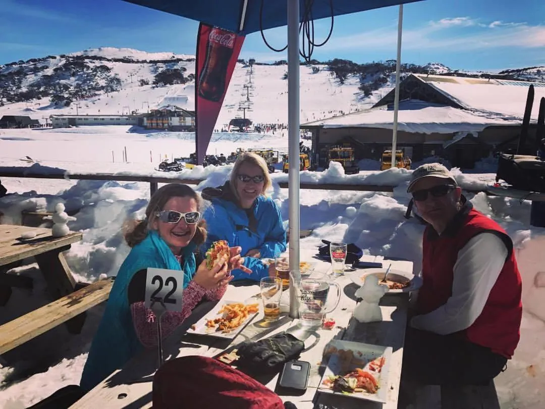 Winter in The Man from Snowy River Hotel