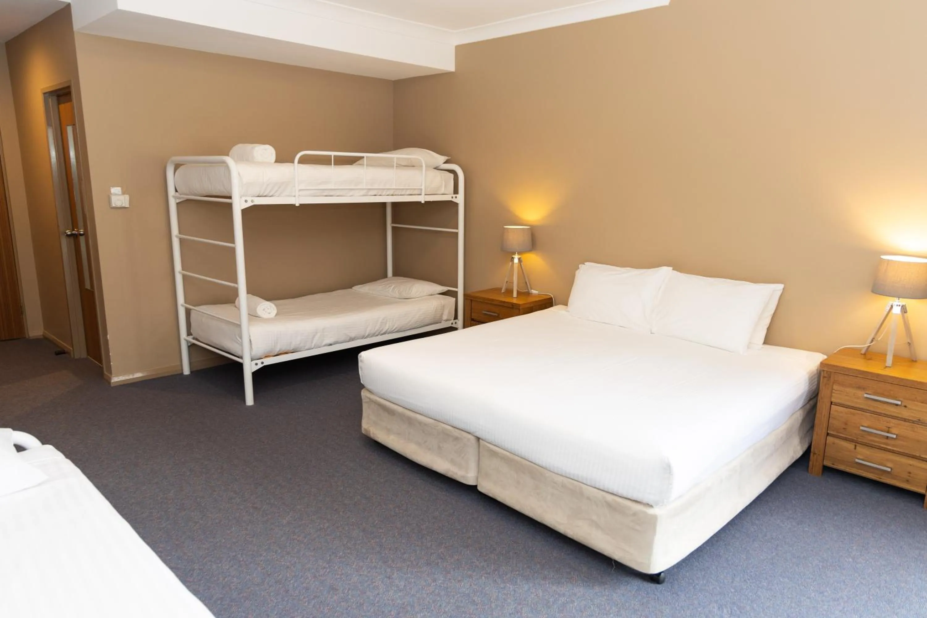 Bed in The Man from Snowy River Hotel