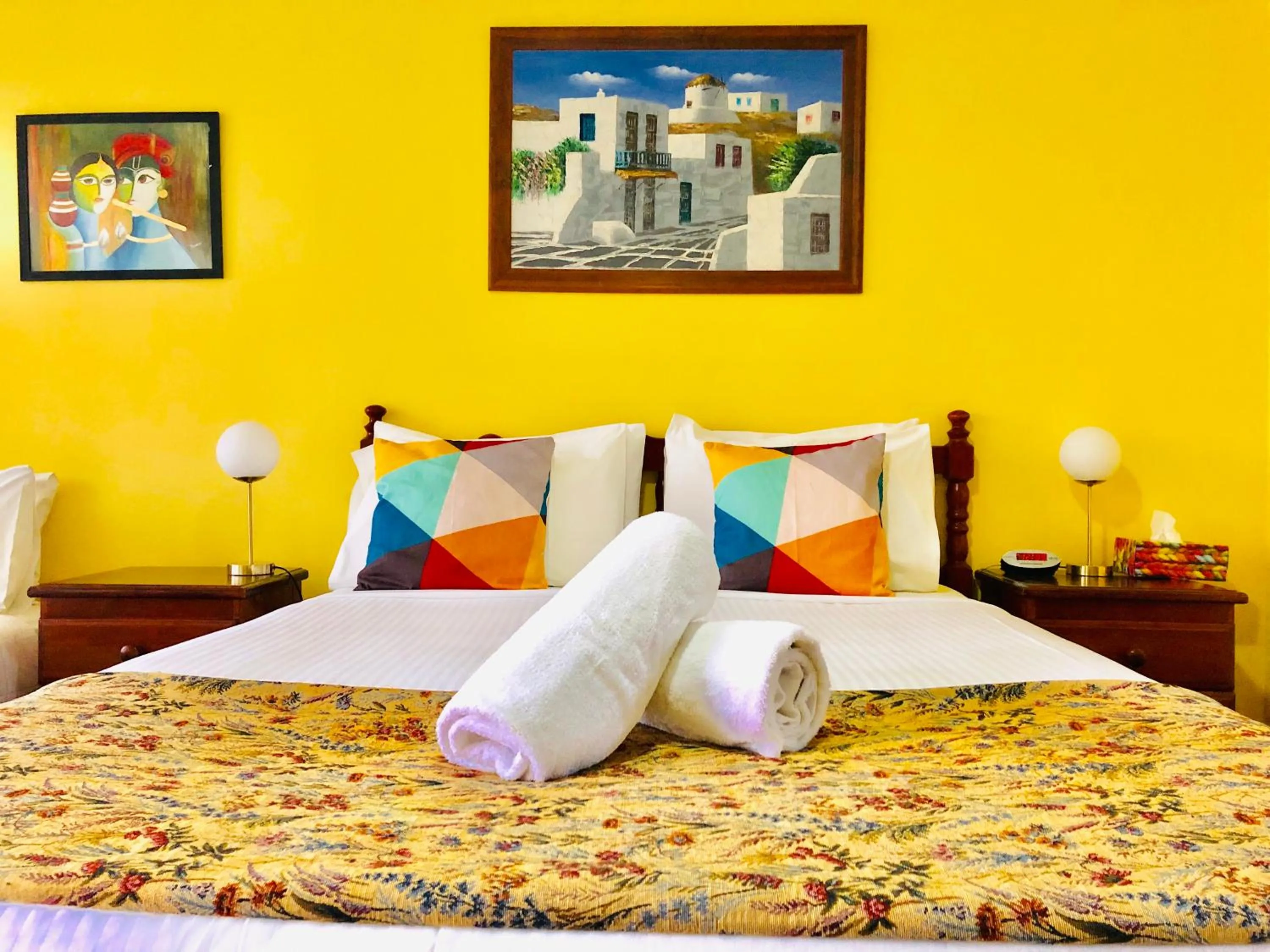 Bed in Aussie Rest Motel